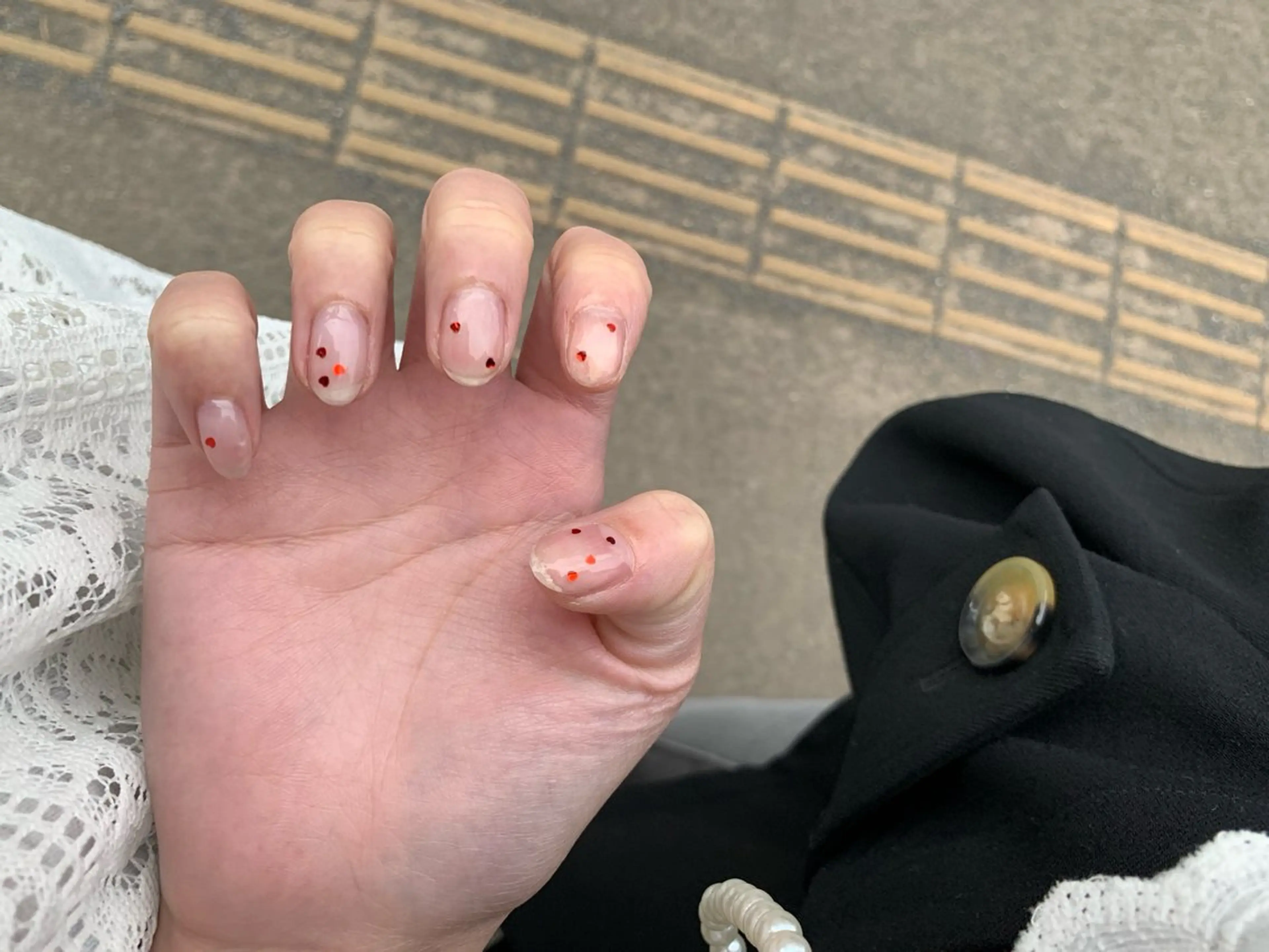 ネイル ハート マグネットネイル ハンドネイル inyeon所属・yui kanekoのネイルデザイン