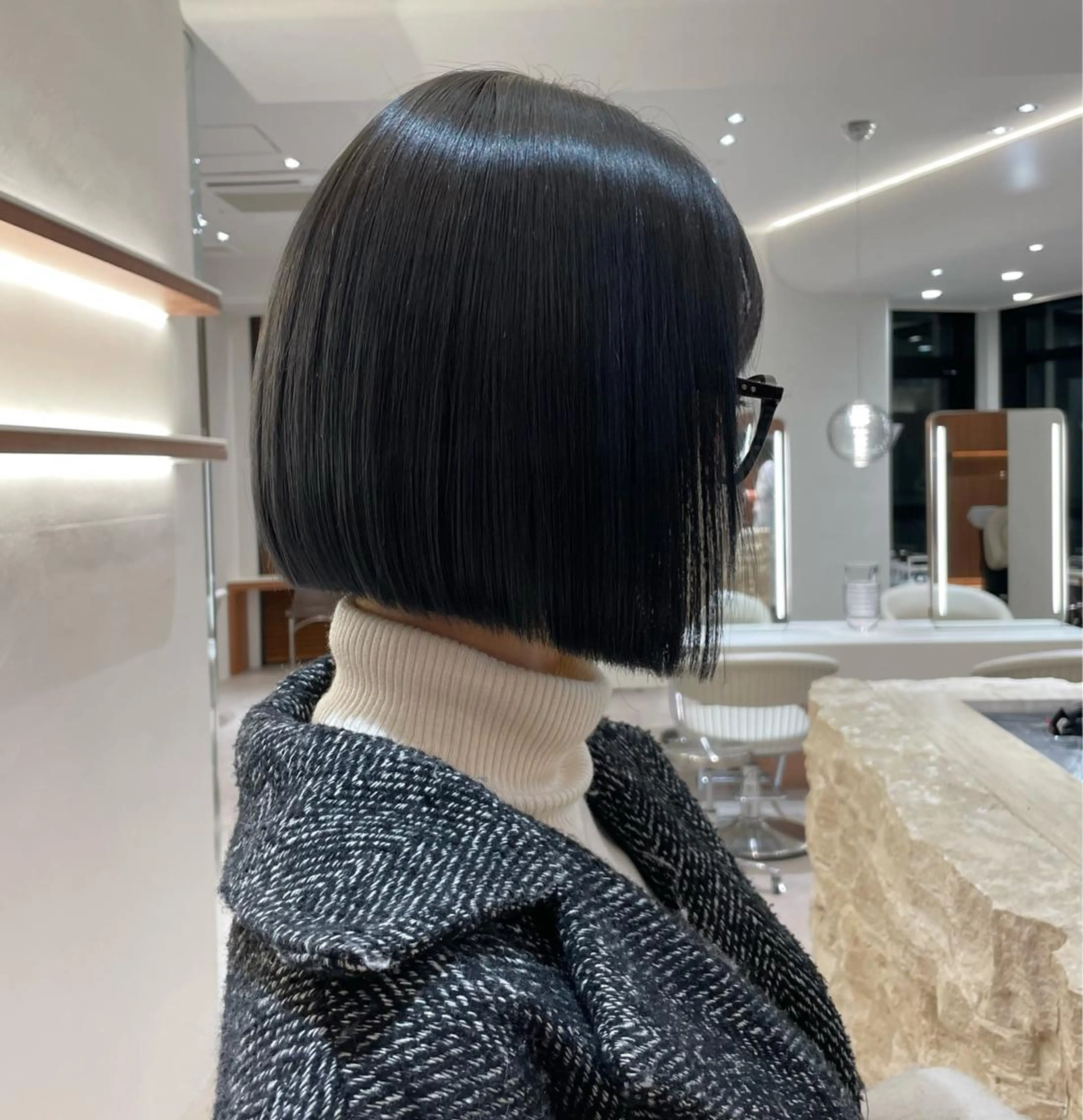 ショート ボブ 髪質改善 カット 縮毛矯正 トリートメント HAVANA MIZUKIのヘアスタイル