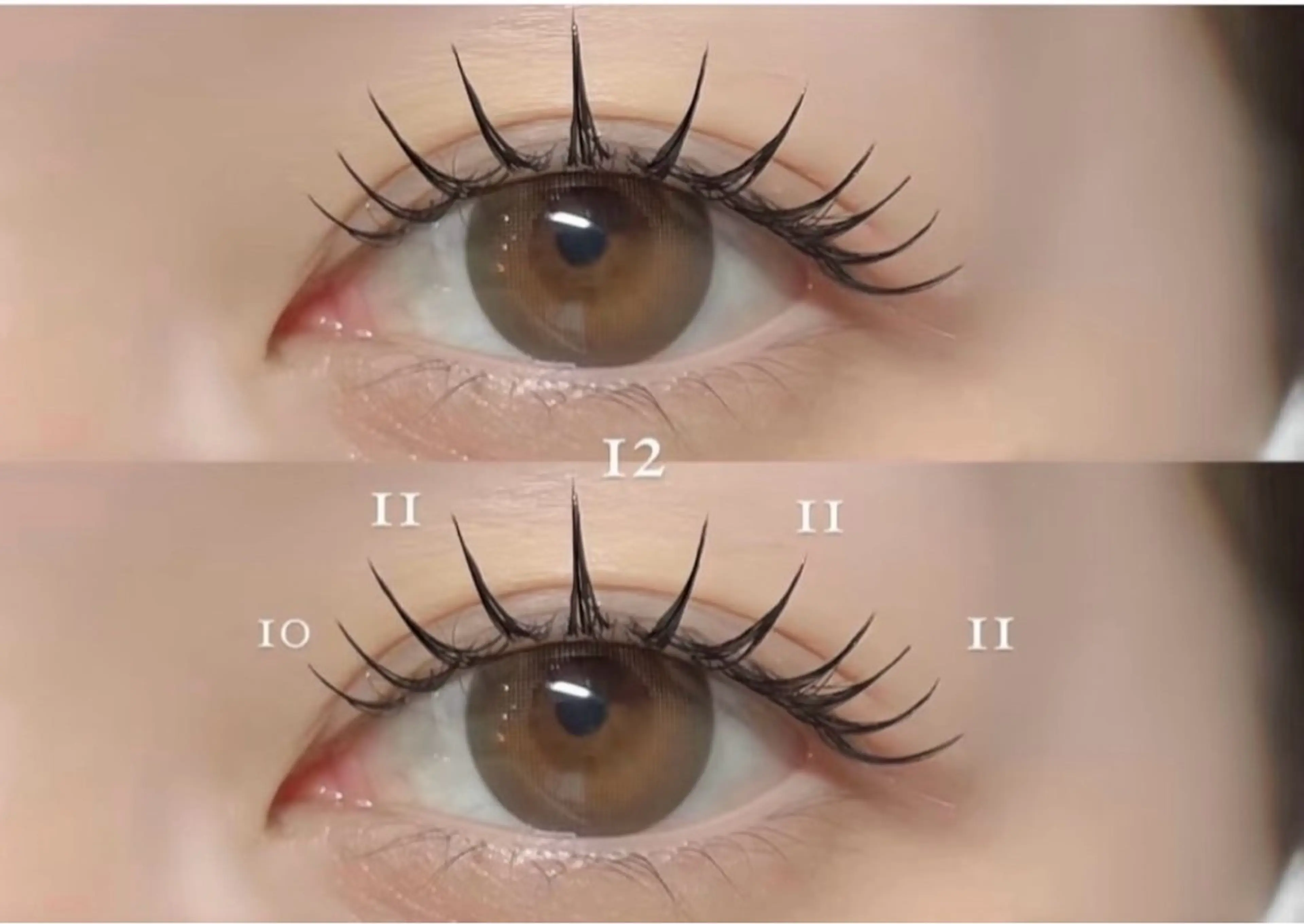 【韓国風束感仕上げオフ無料】フラットラッシュ 100本 ¥4180の写真