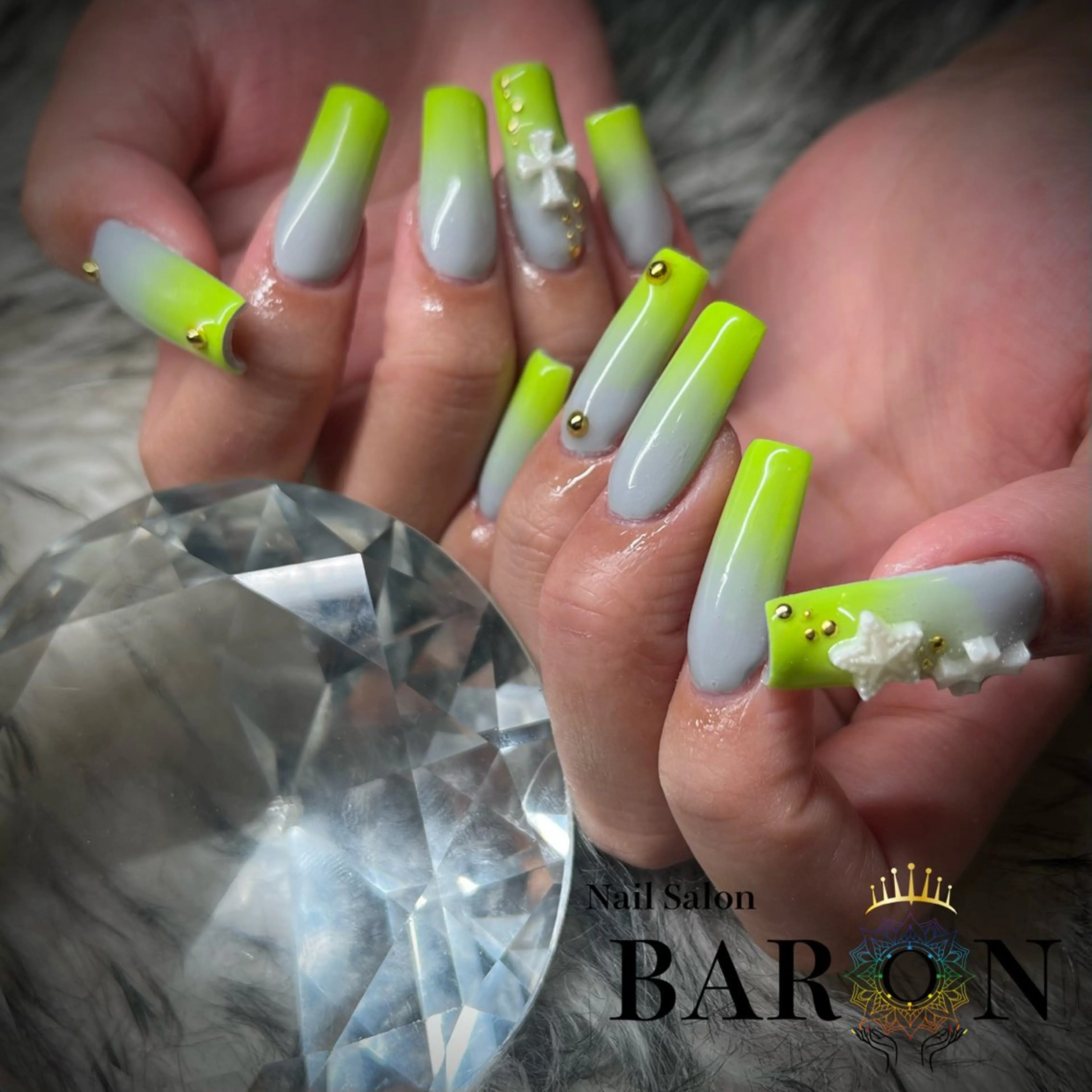 ネイル ハンドネイル ☆SAKI☆ BARON 店長のネイルデザイン