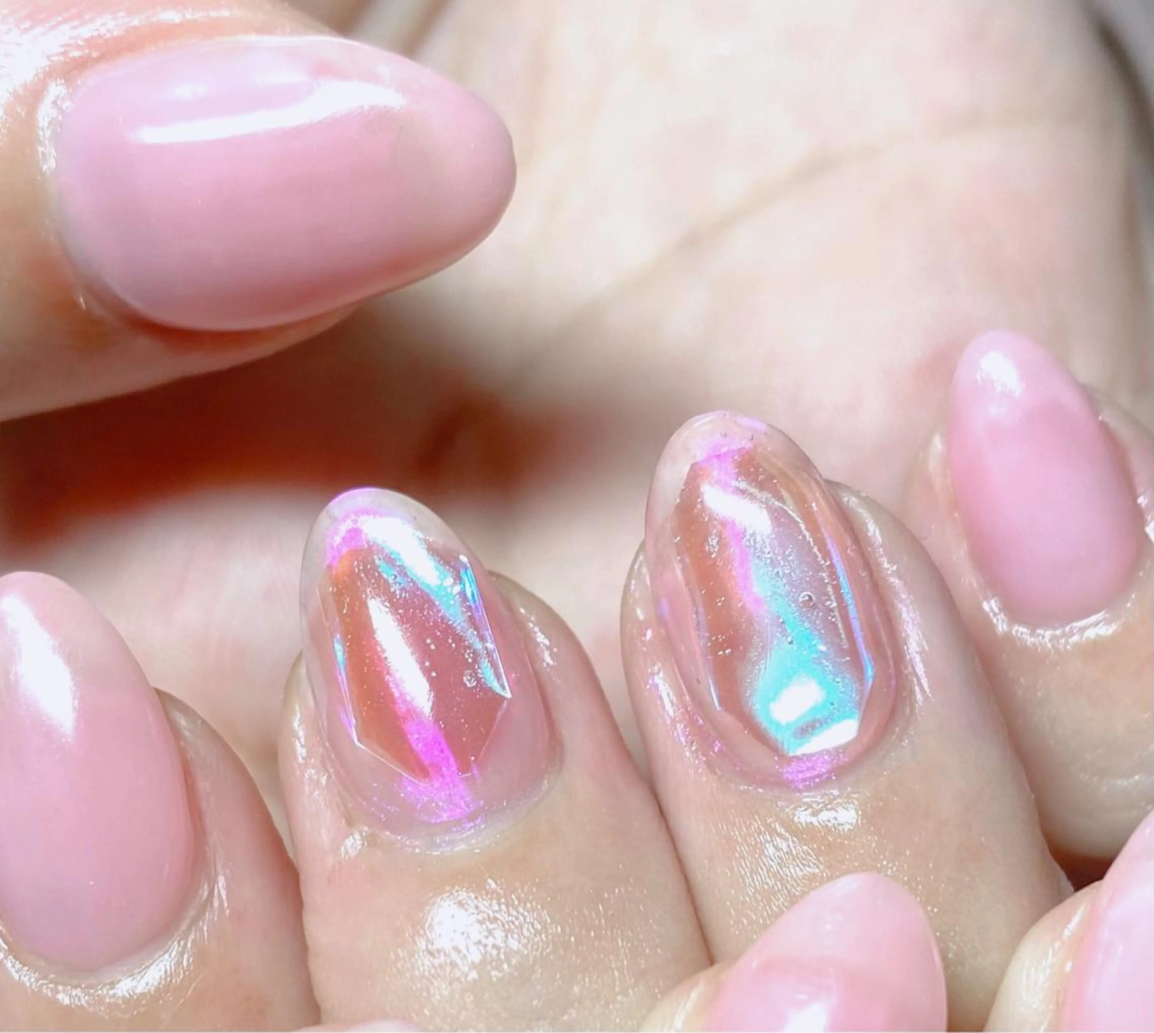 氷ネイルの写真