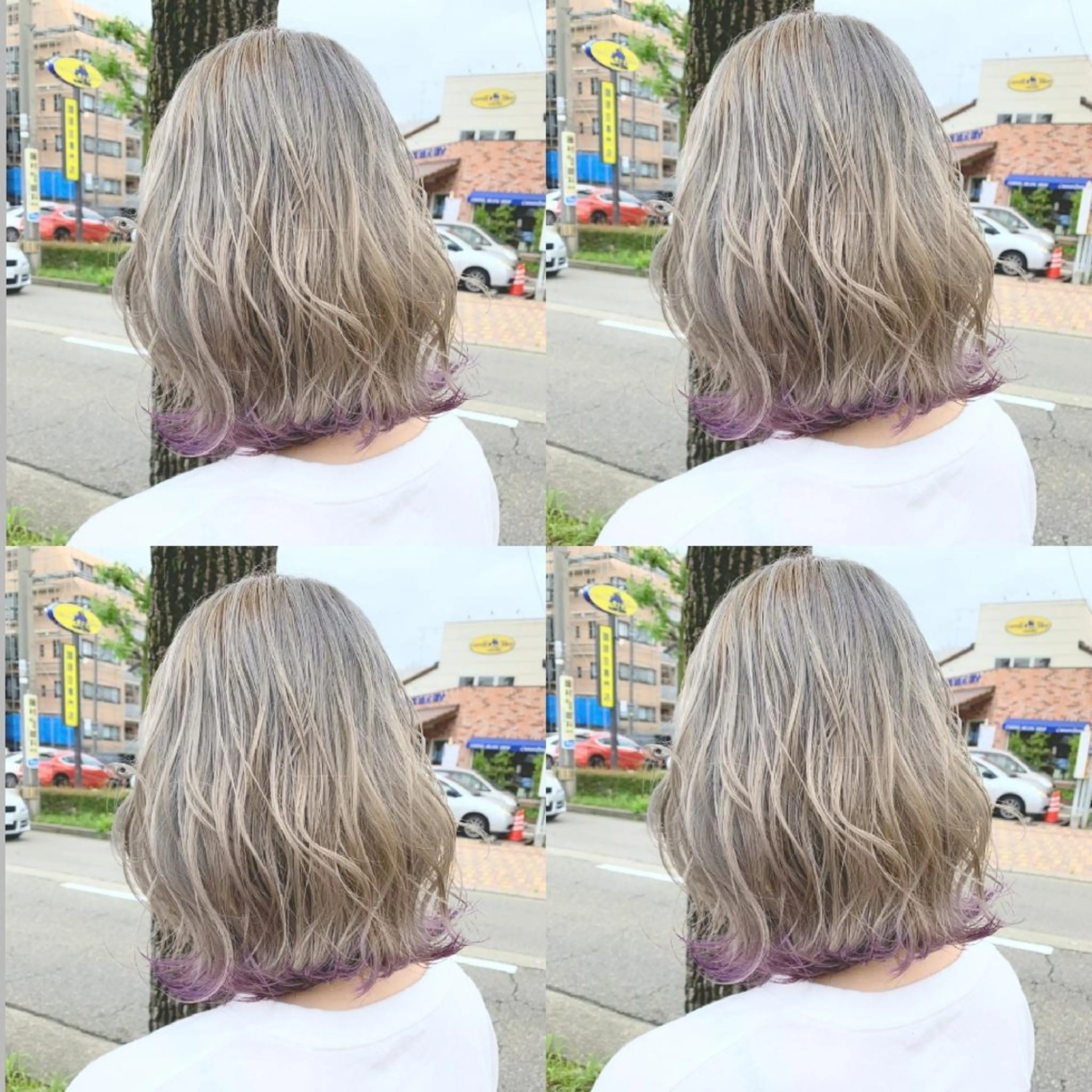 ミディアム カラー ブリーチ ハイトーンカラー nambu-GARDEN所属・上田 昂雅のヘアスタイル