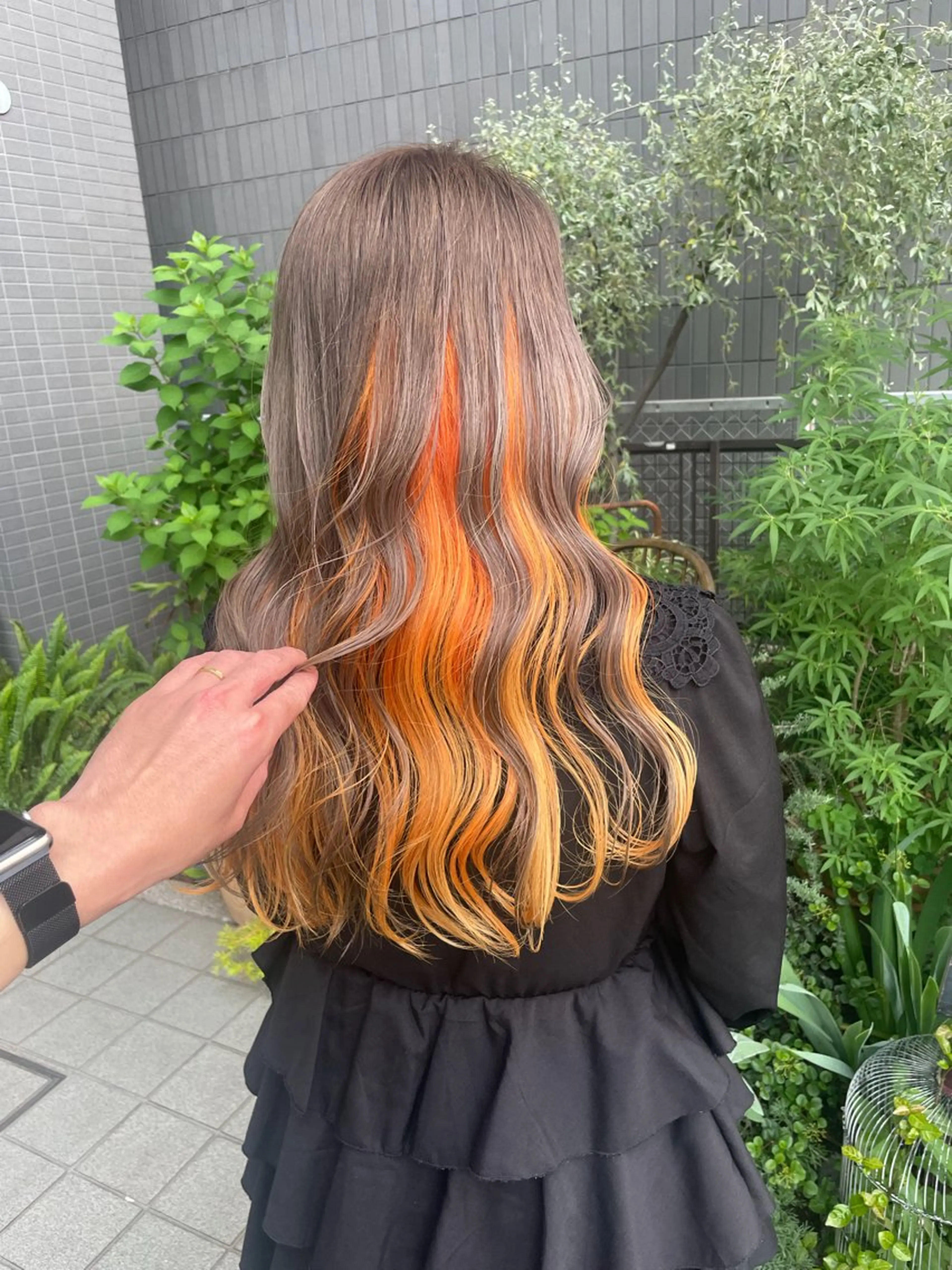 ロング カラー Riho ブリーチモデル募集中のヘアスタイル