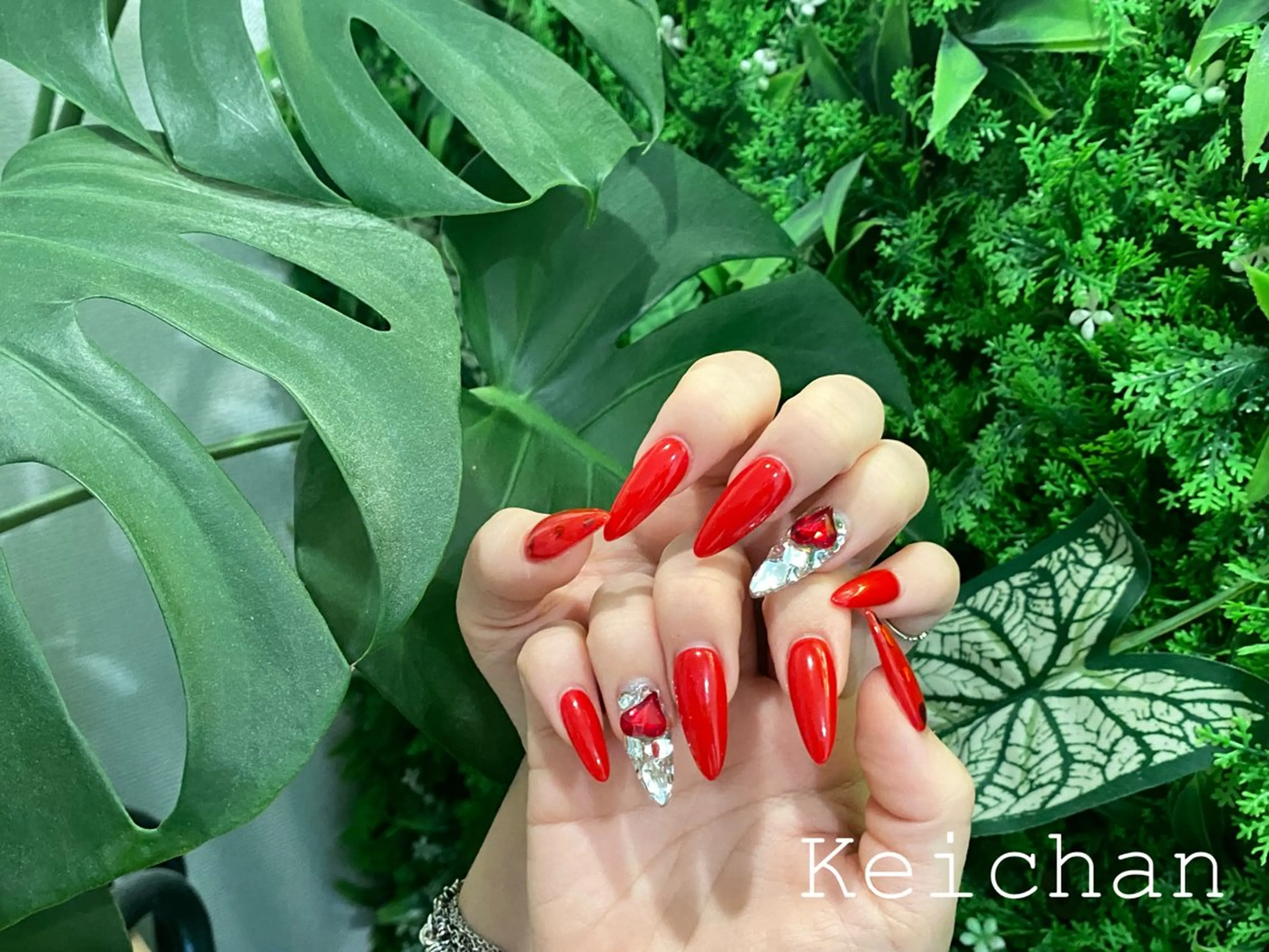 🉐チップ長さ出し💅🏻シンプル持ち込みデザイン💕初回オフ無料の写真