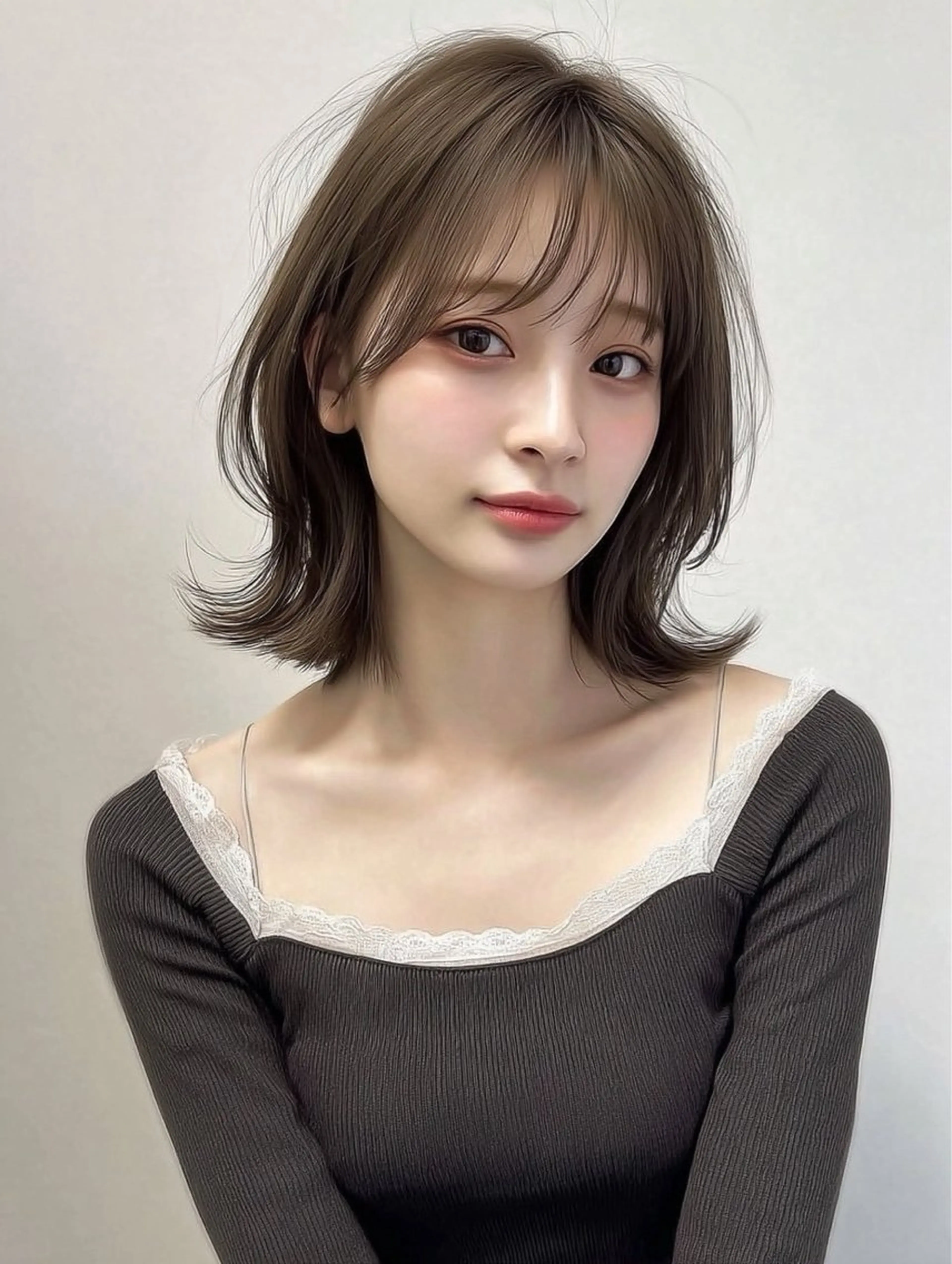 ショート 髪質改善 韓国風ヘア トリートメント カット ヘアカラー トリートメント 韓国ヘア/透明感カラ ー/梅田/ayanoのヘアスタイル