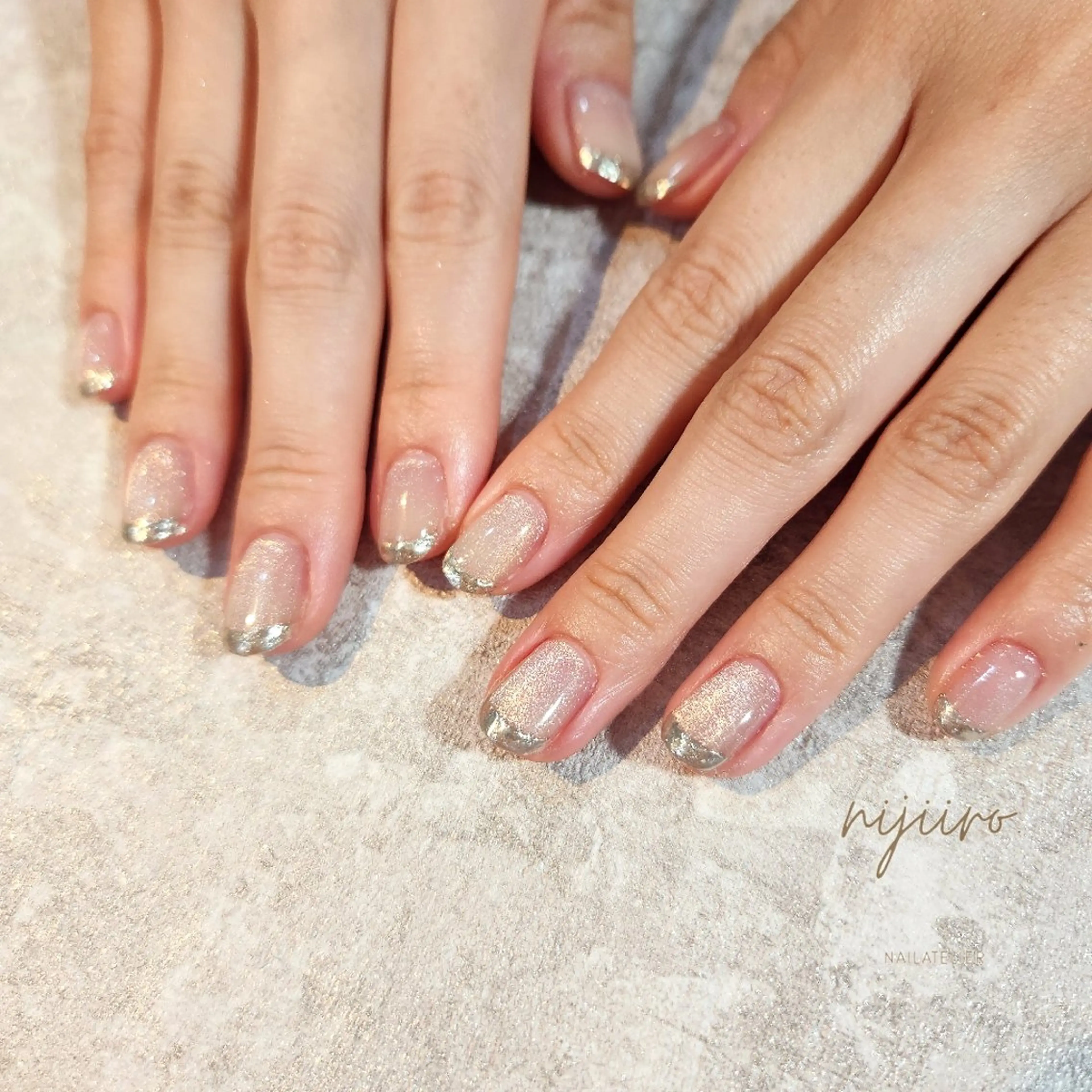 ネイル ハンドネイル nailatelier nijiiro.所属・nijiiro🌈 サトウのネイルデザイン