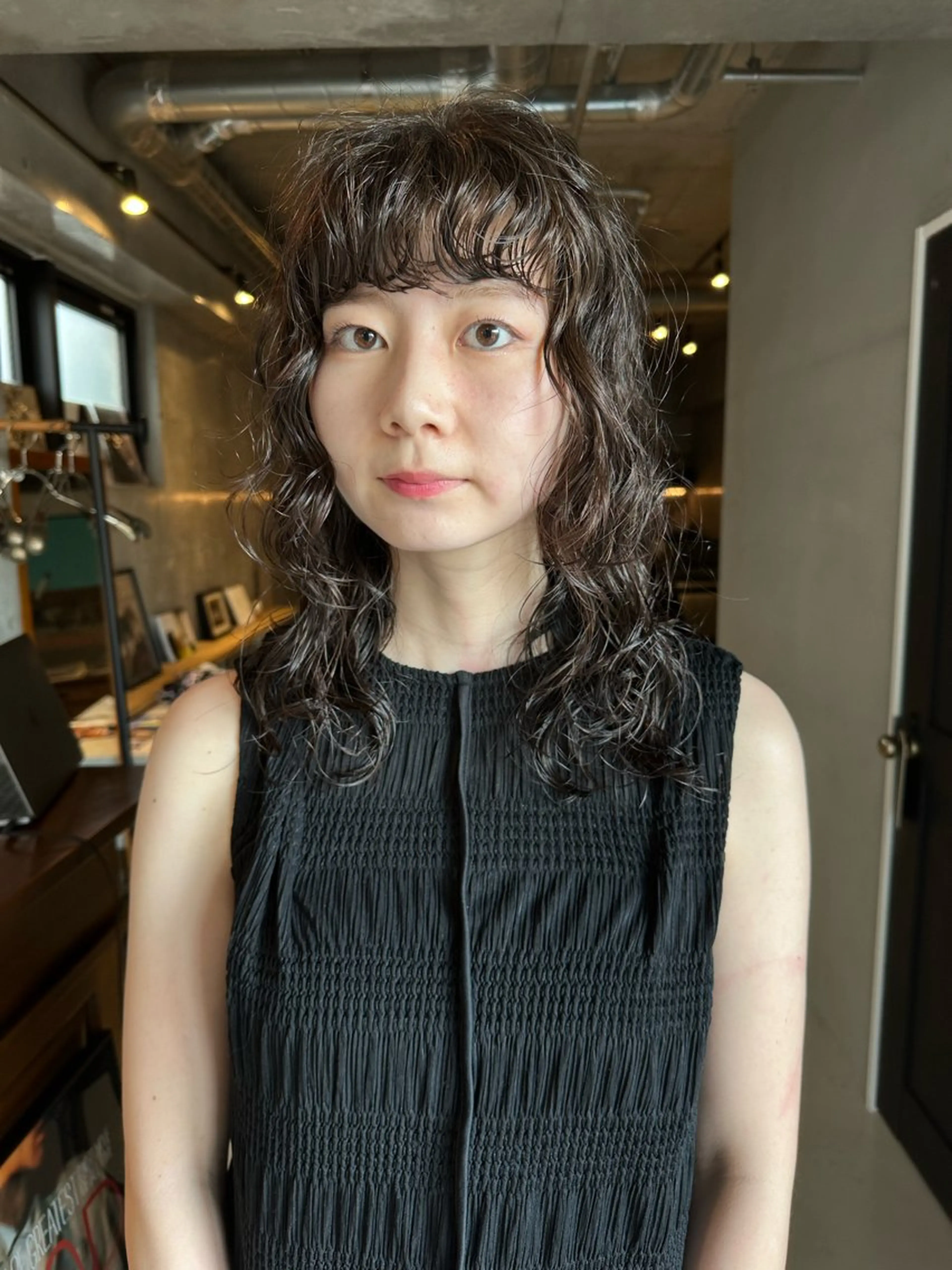 ミディアム カラー パーマ カット ヘアカラー パーマ トリートメント 斎藤祐樹 /レイヤー/パーマのヘアスタイル