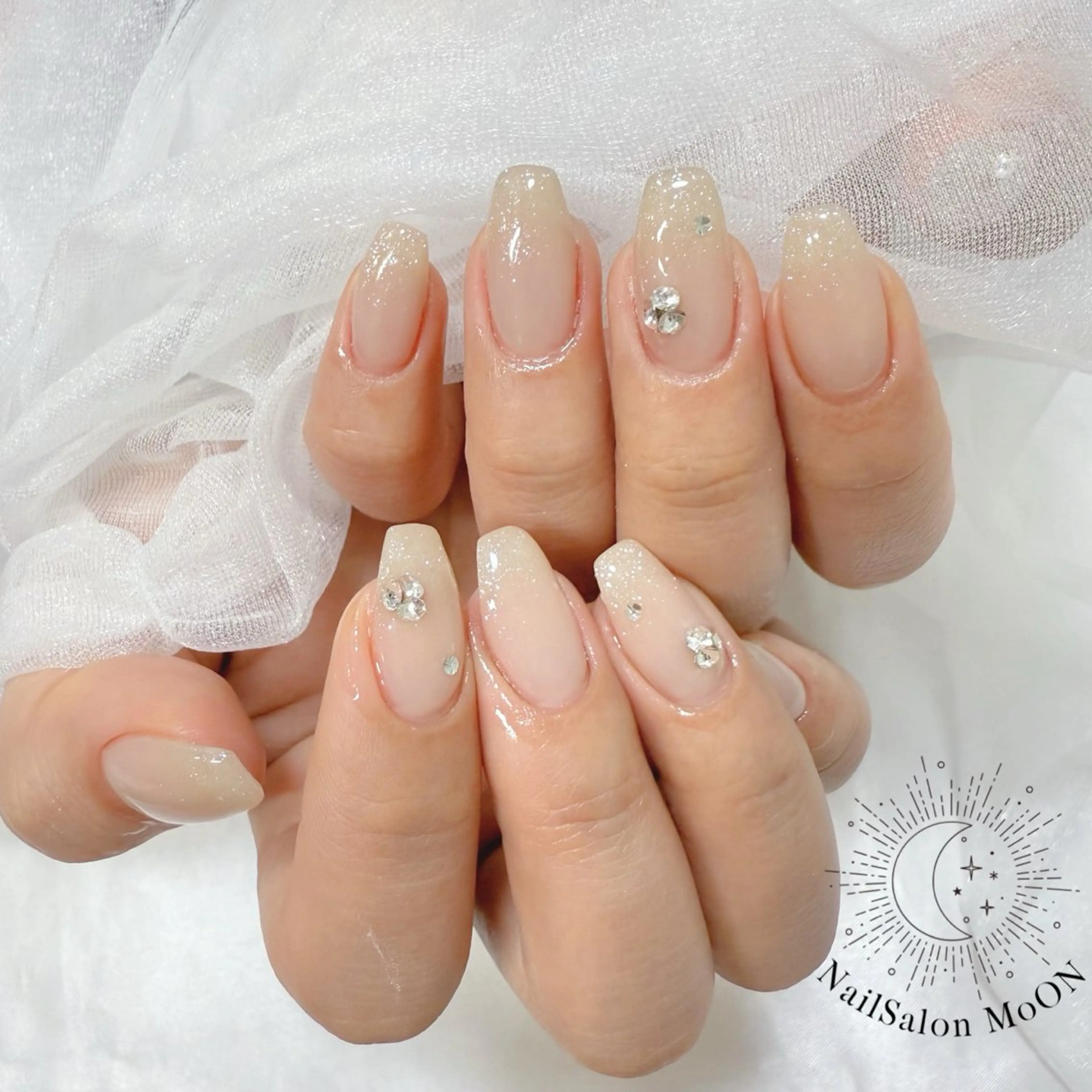 ネイル ハンドネイル ハンドケア MoON...❤︎ MeGuのネイルデザイン