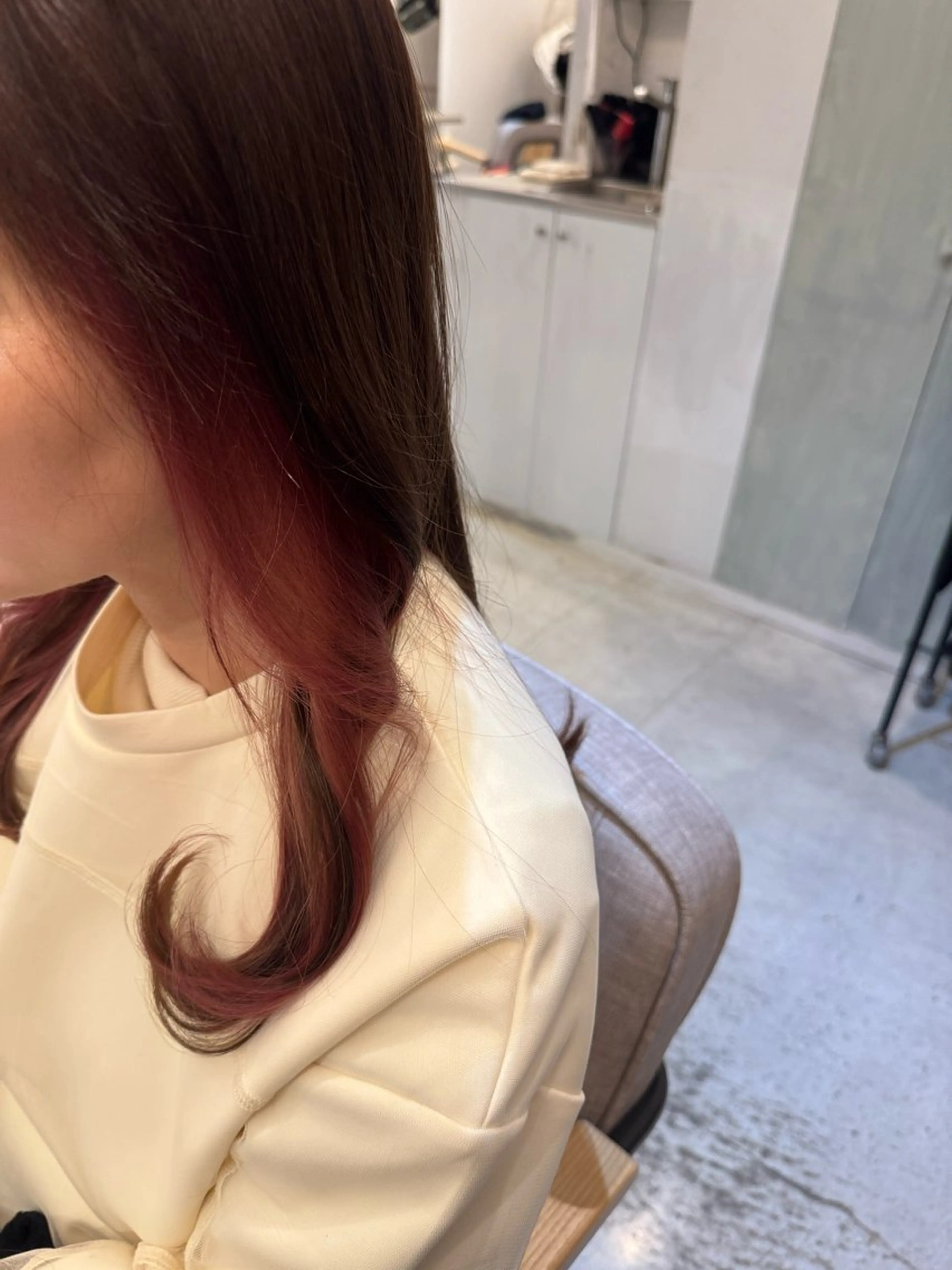 ミディアム カラー 髪質改善✨️透明感カ ラー✧*。山下さいみのヘアスタイル