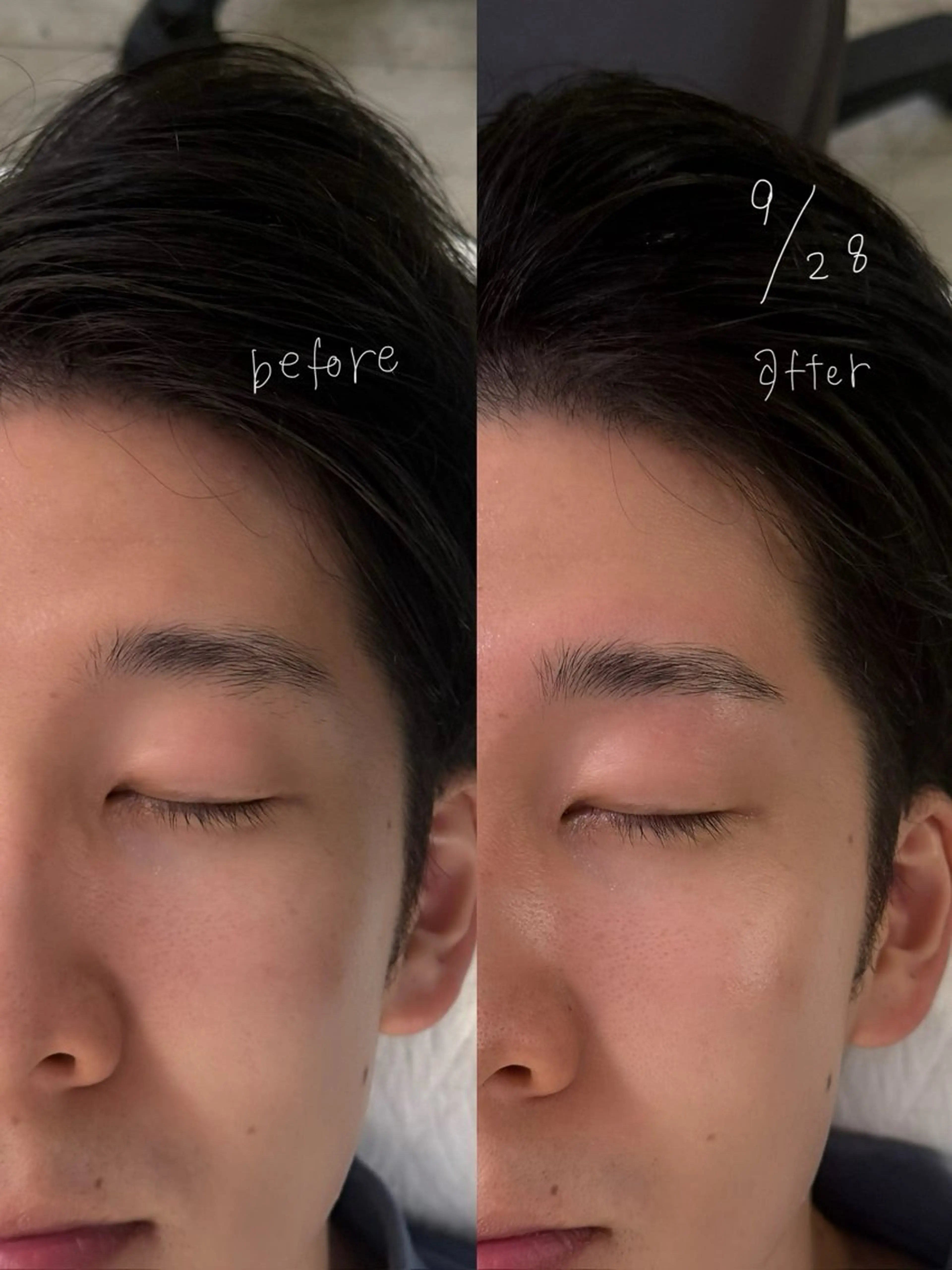 メンズ アイブロウ ハリウッドブロウリフト メンズアイブロウ ワックス脱毛 その他(アイブロウ) GO TODAY SHAiRE SALON Vellmie店所属・吉祥寺kasumi 🌛eye/browのマツエク・マツパデザイン