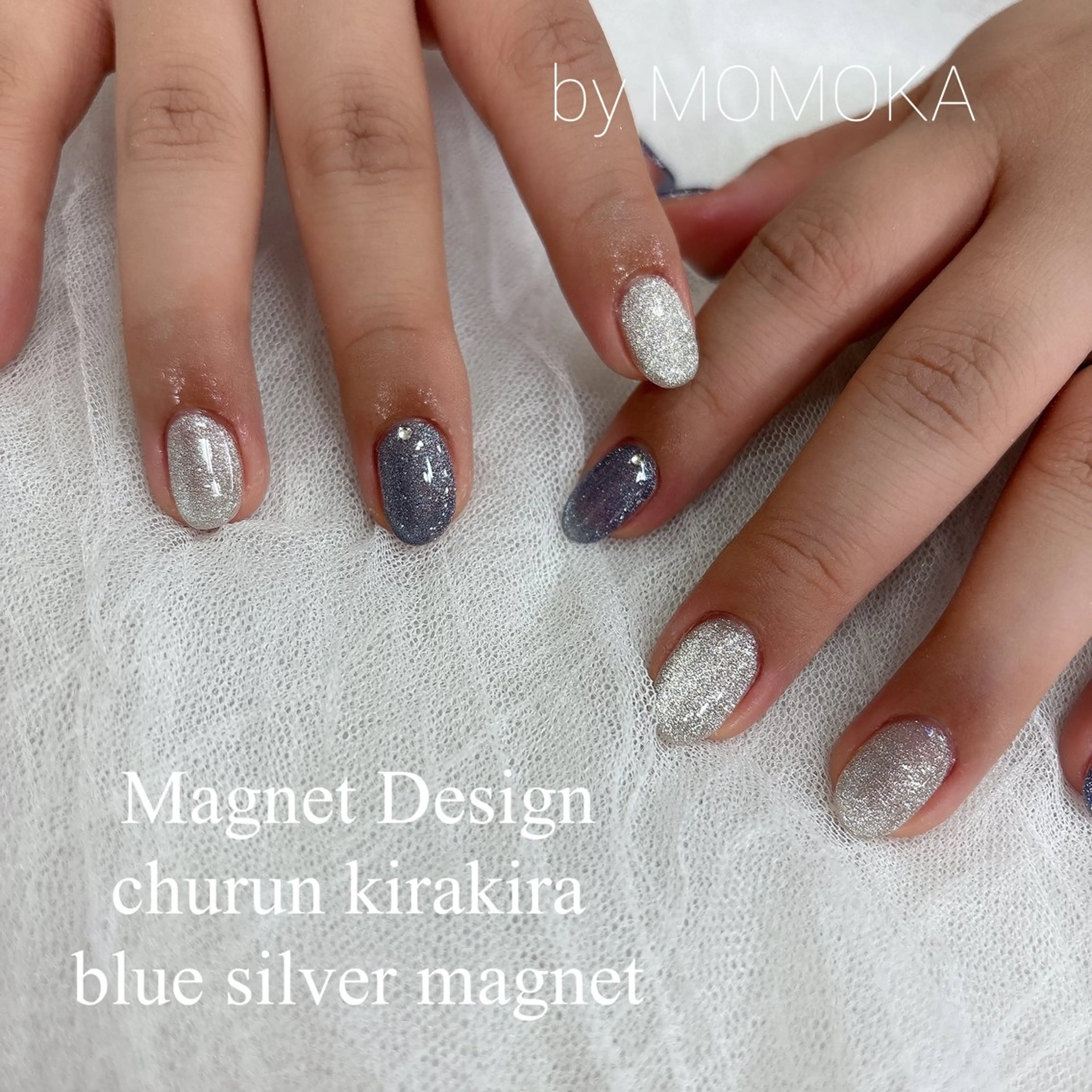 ネイル マグネットネイル ハンドネイル momoka_nails所属・Momo Nailsのネイルデザイン