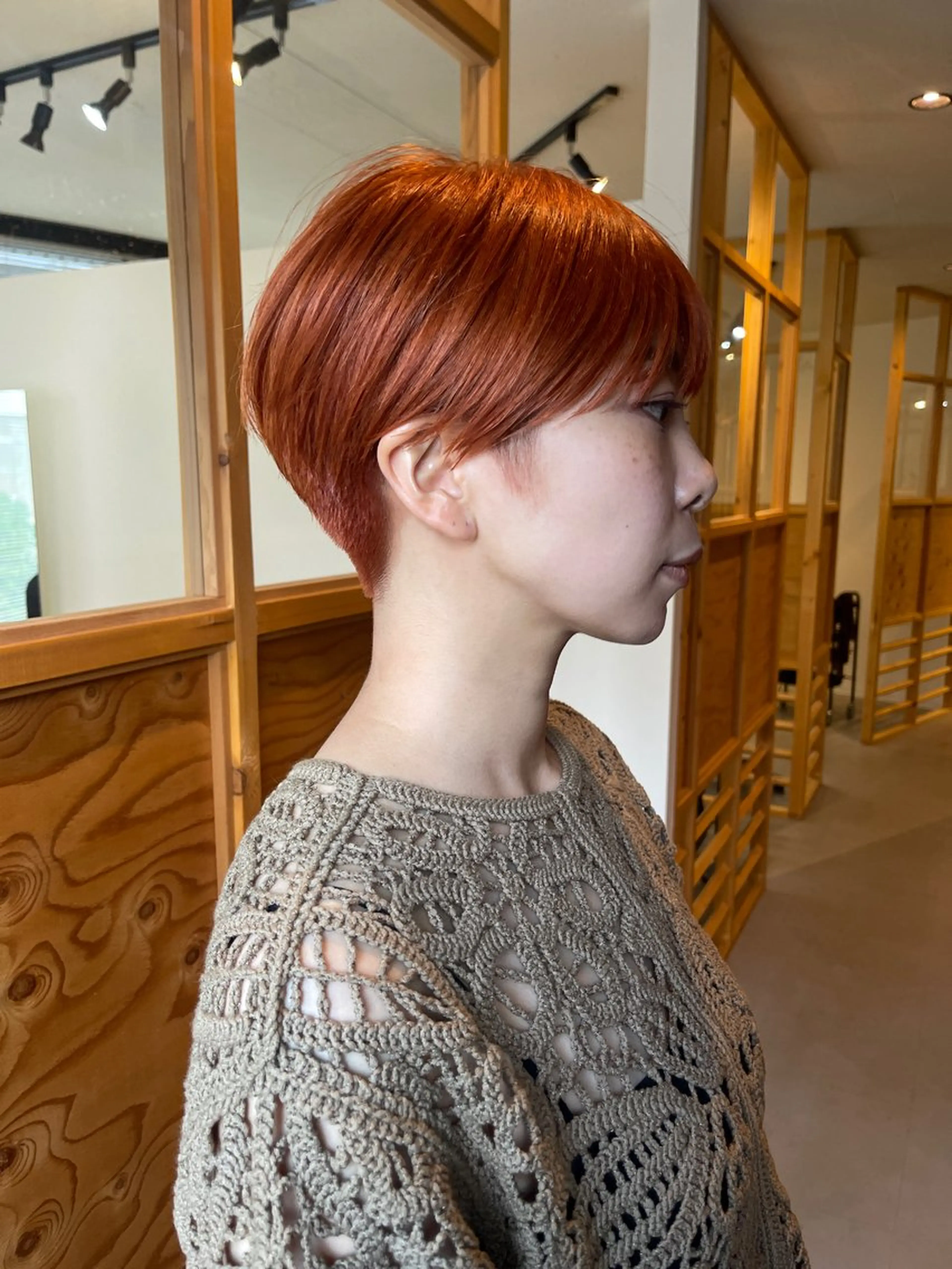 ショート トリートメント カット ヘアカラー トリートメント oma　袮次金 鈴香のヘアスタイル