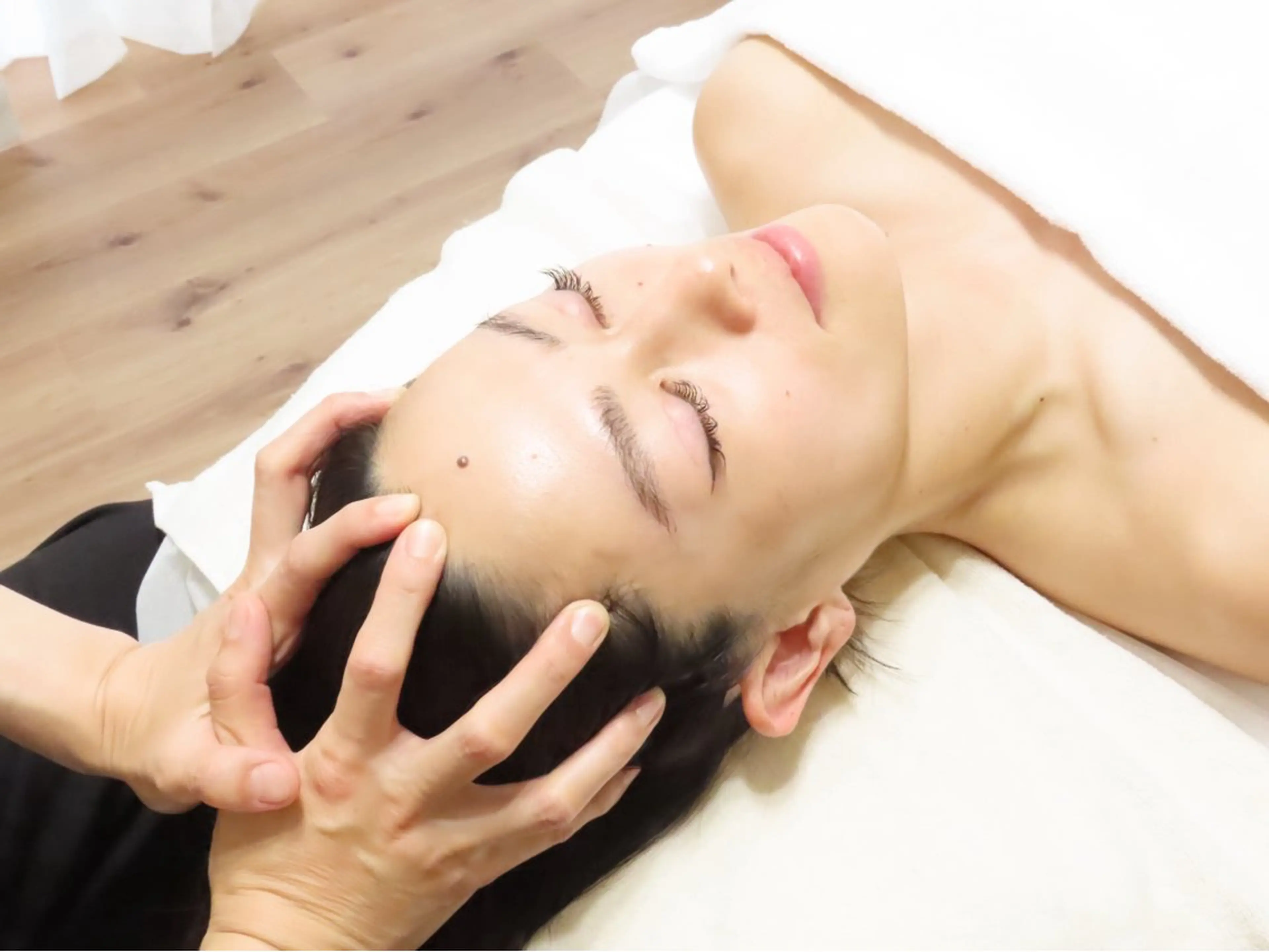 ふわふわ雲の首肩デコルテDryヘッド スパ トリートメント60分✴︎女性限定の写真