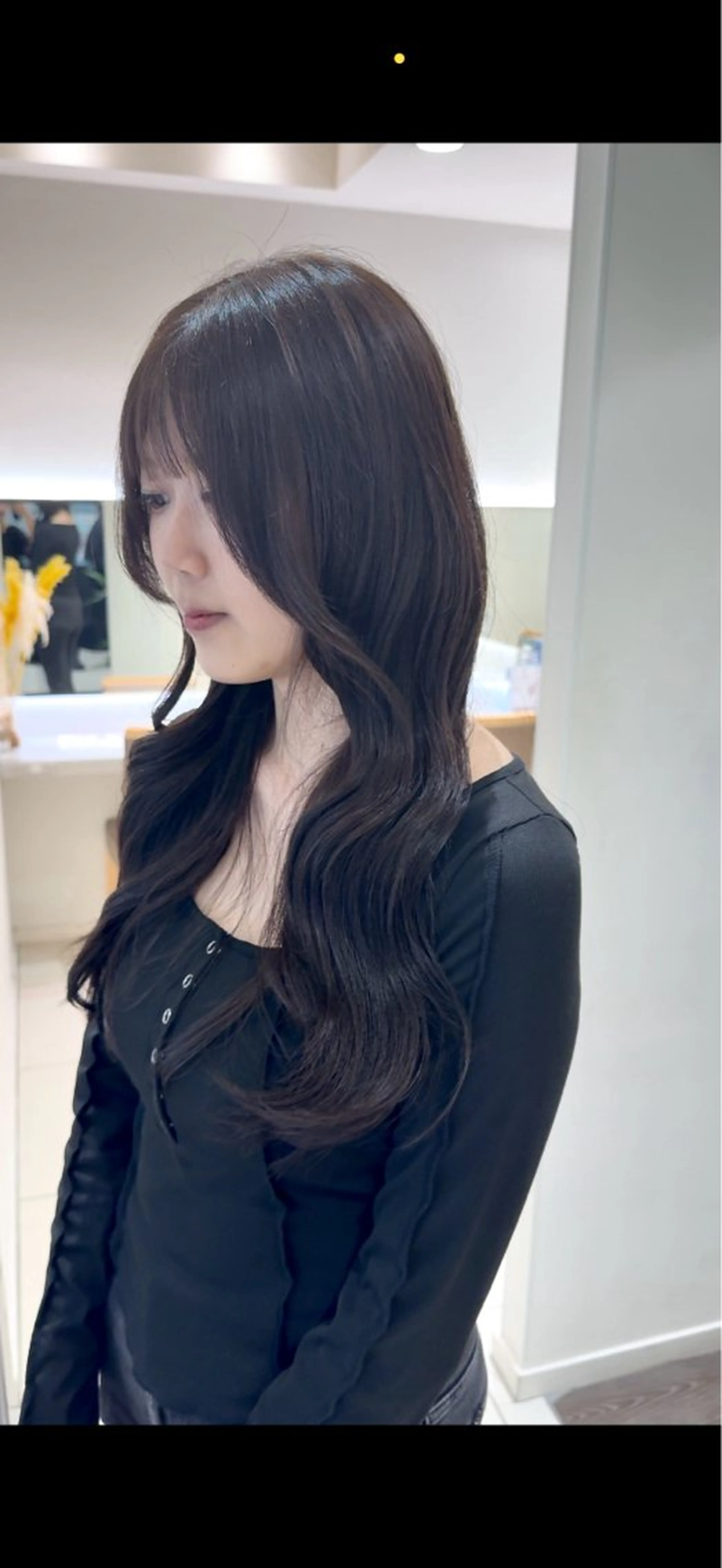 ロング カラー ローズカラー ブリーチ 縮毛/あすか🐯のヘアスタイル