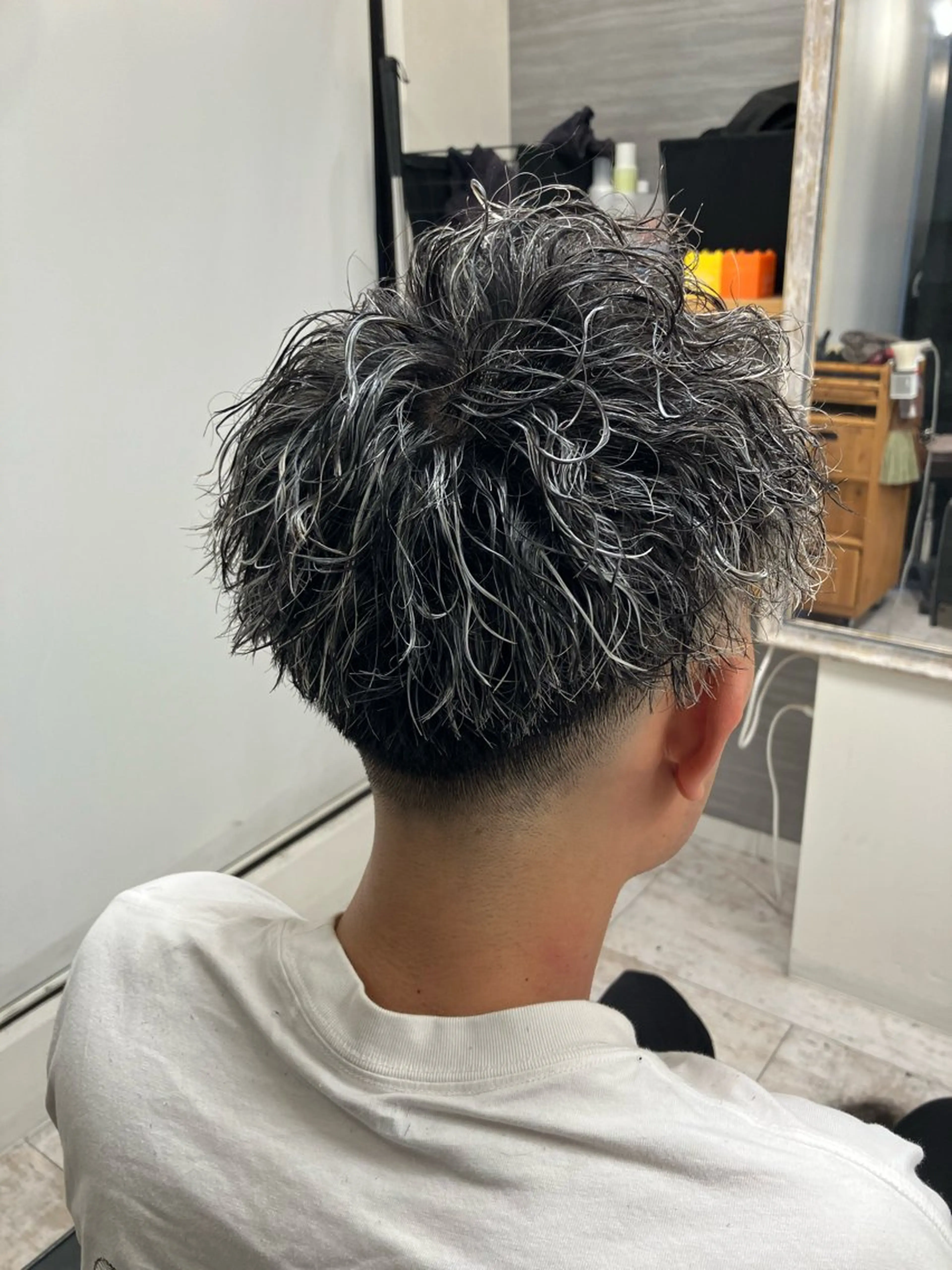 カラー パーマ メンズ カット ヘアカラー パーマ メンズ特化/パーマ/ フェードWATARUのヘアスタイル