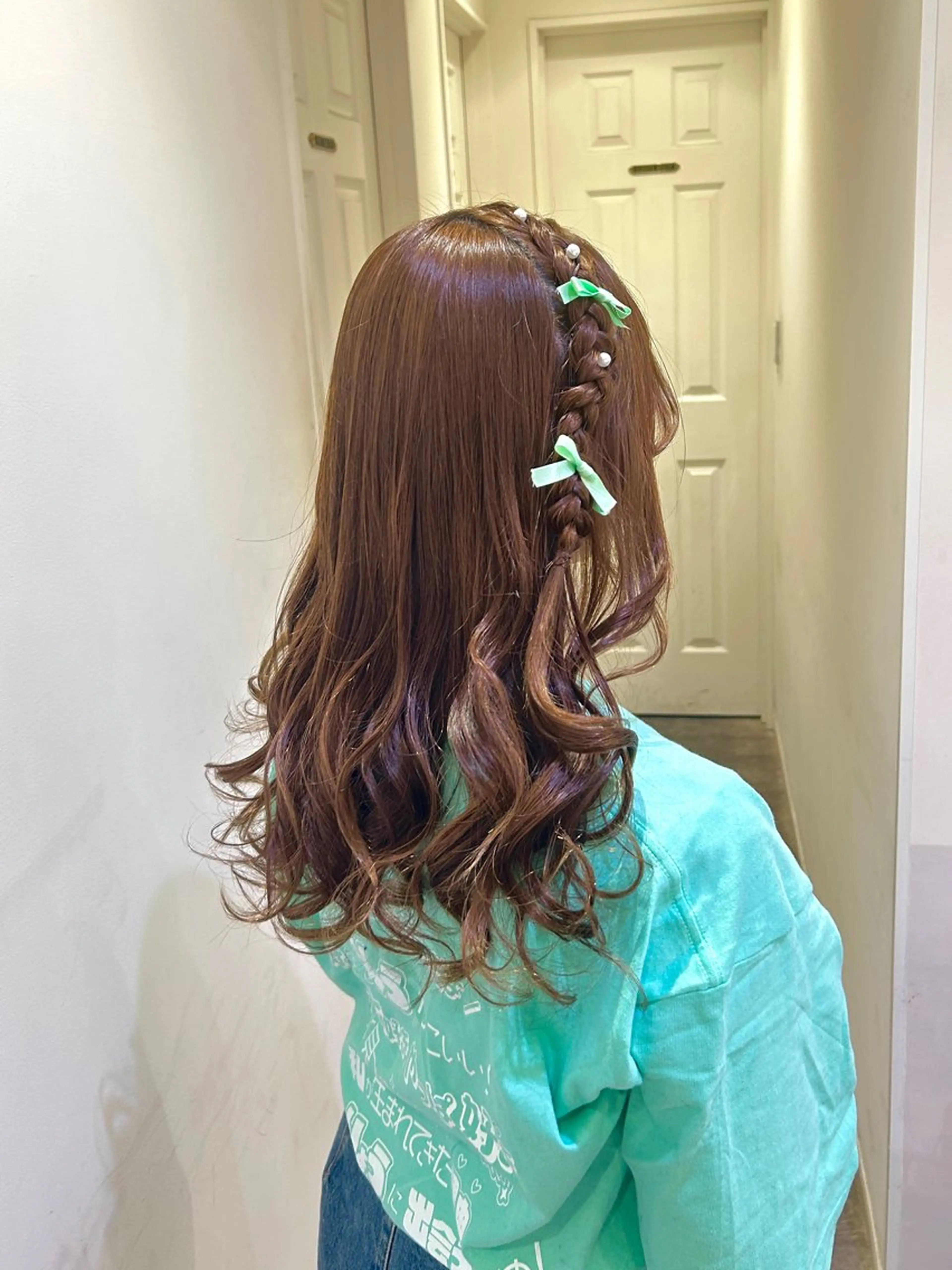 ヘアアレンジ 🎀透明感カラー🎀 ヘアメ／mikotoのヘアスタイル