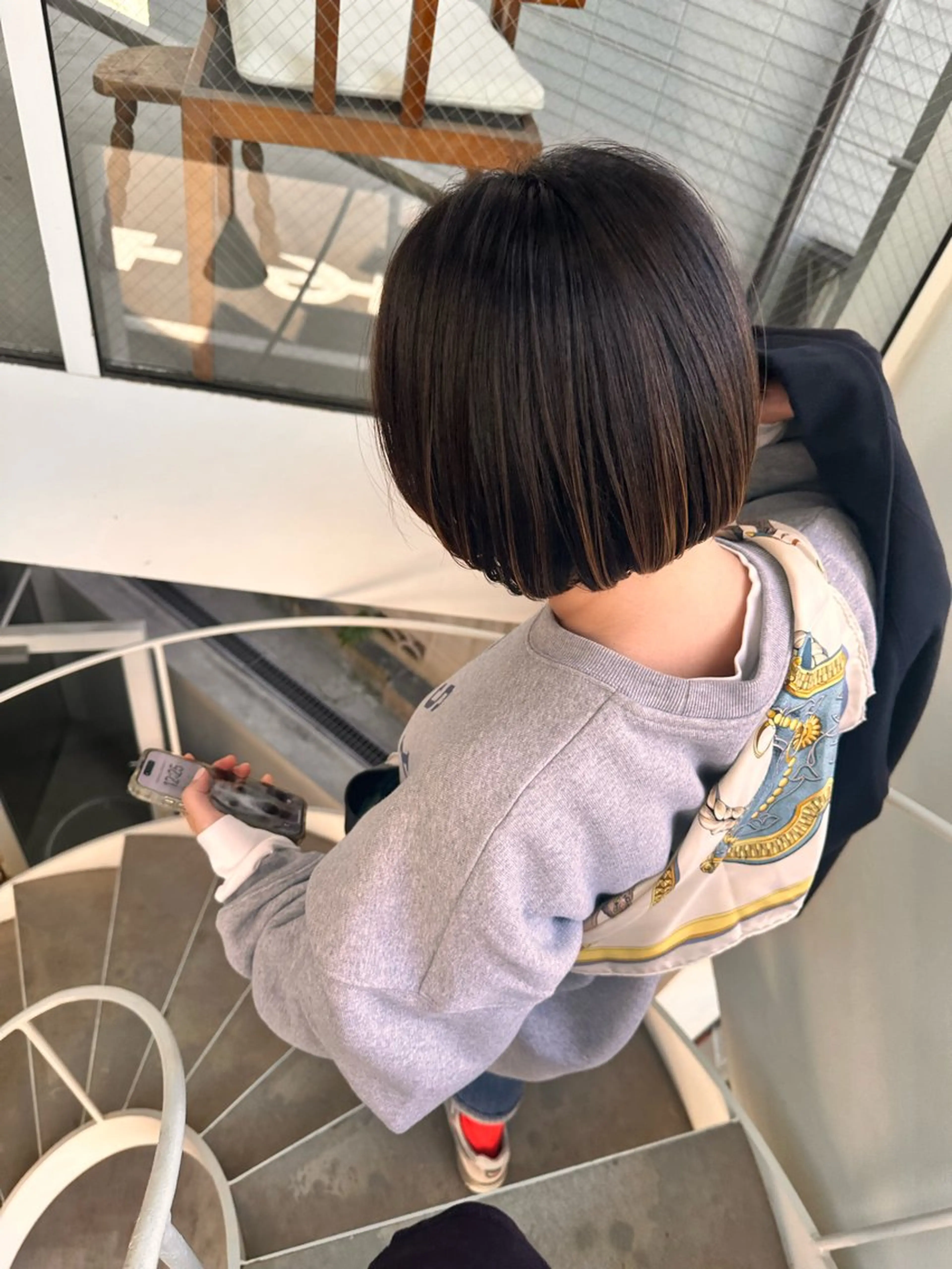 ミディアム カラー ハイライトカラー ハイライト mauschen（モイシェン）所属・マンツーマンサロン 髪質改善⭐︎代官山のヘアスタイル