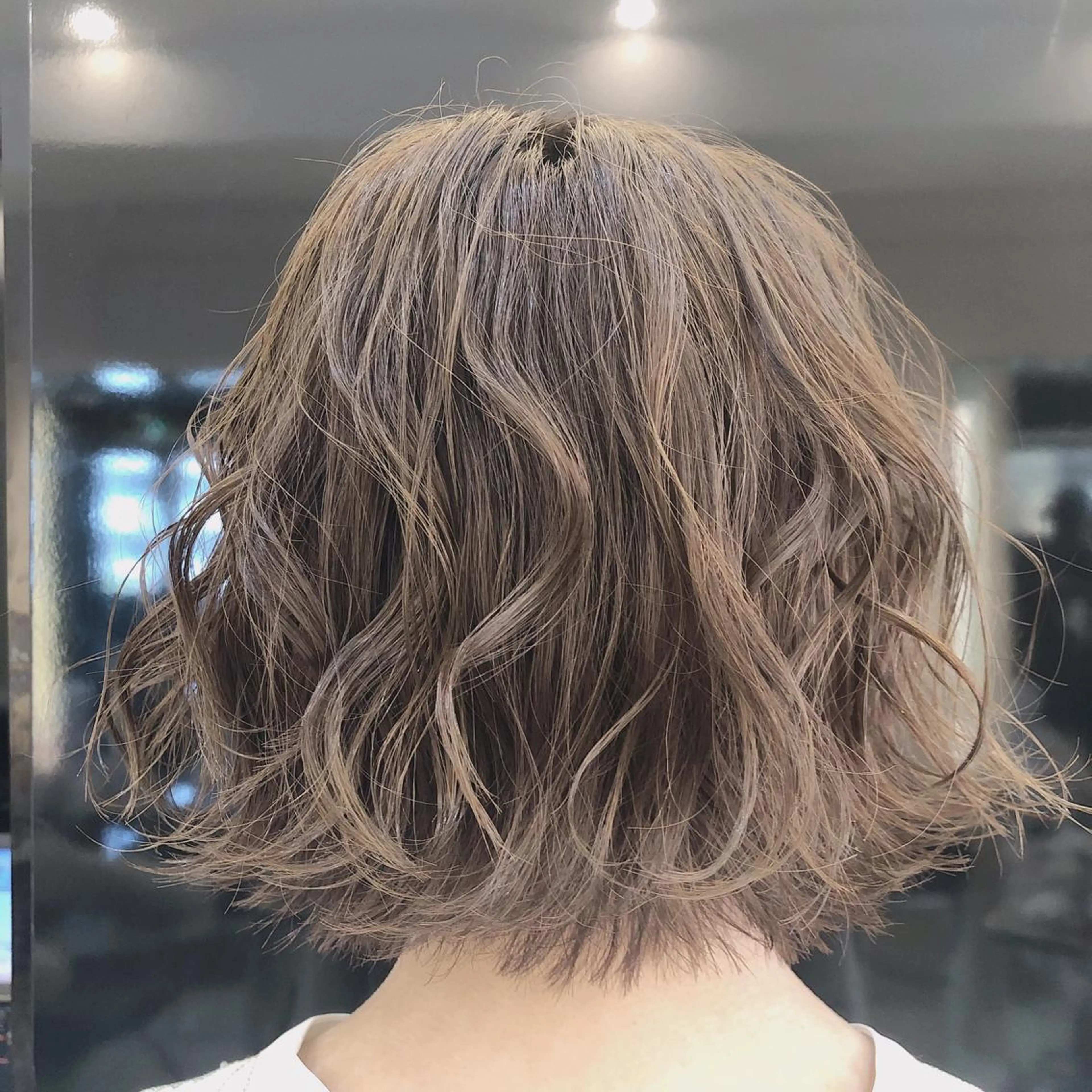 ミディアム カラー パーマ リリー /Men's/パーマのヘアスタイル