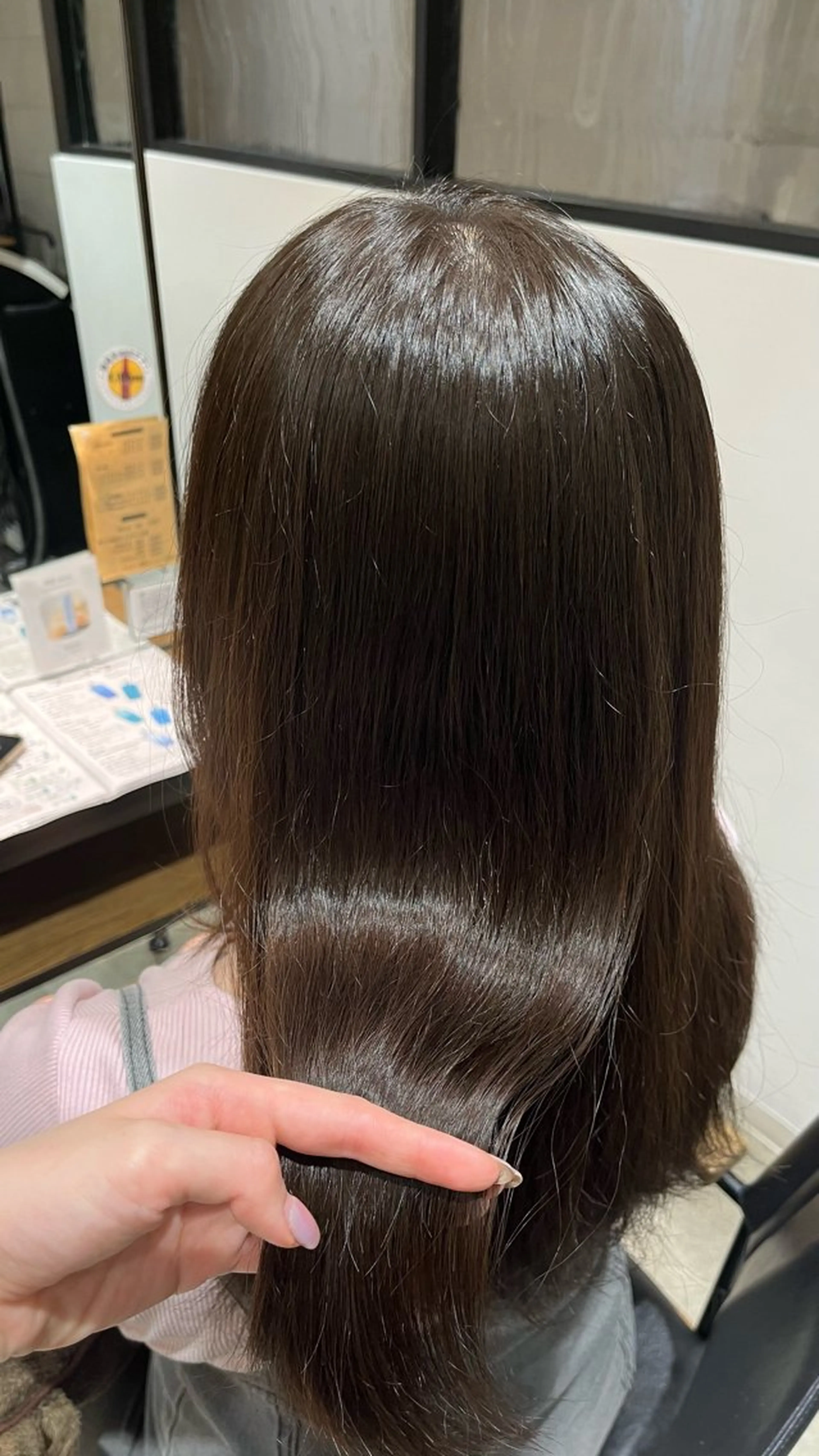 カット+透明感イルミナカラーの写真