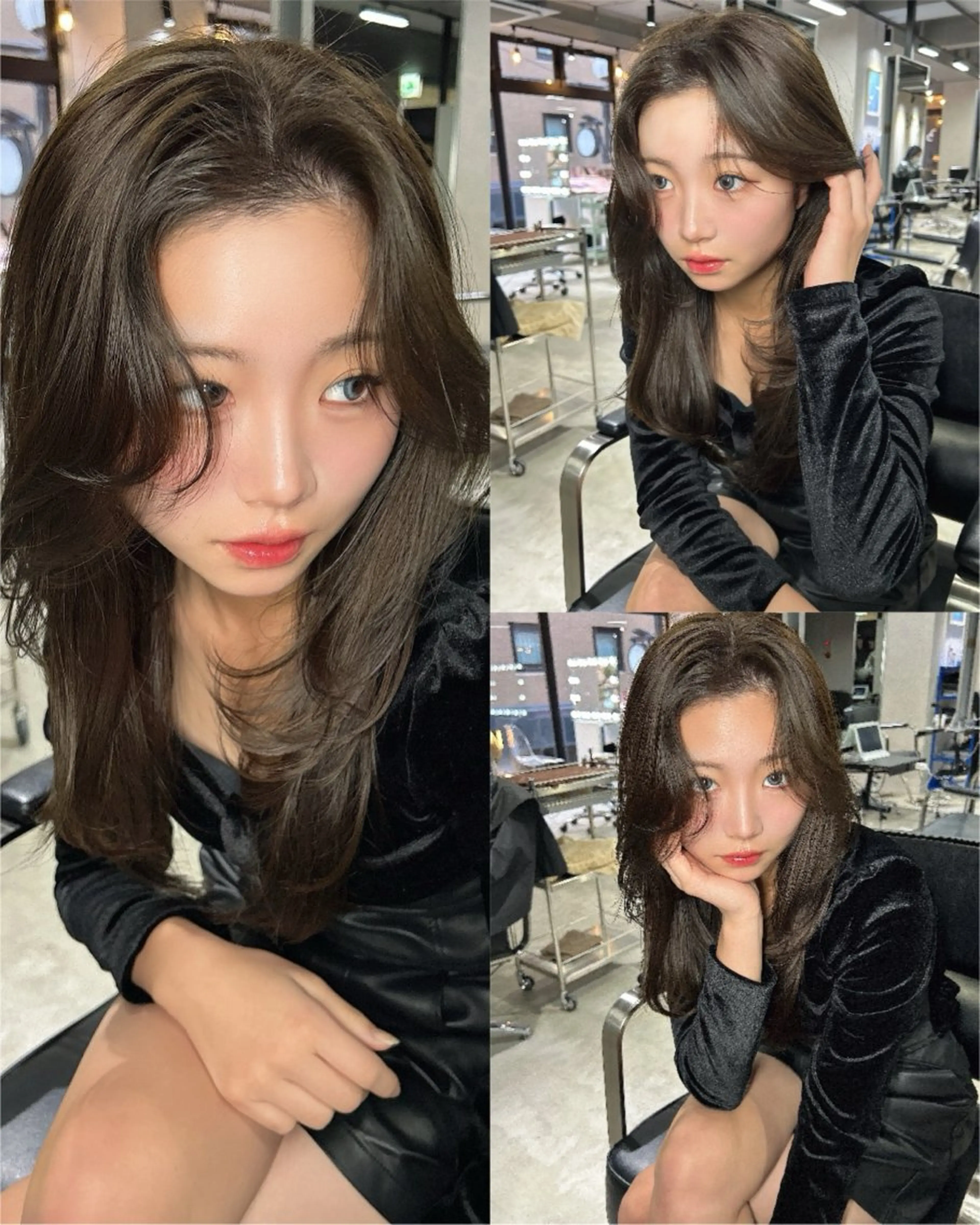 ミニモ学割「韓国ヘア｣大人気中韓レイヤーカット 大阪／心斎橋／韓国レイヤーの写真