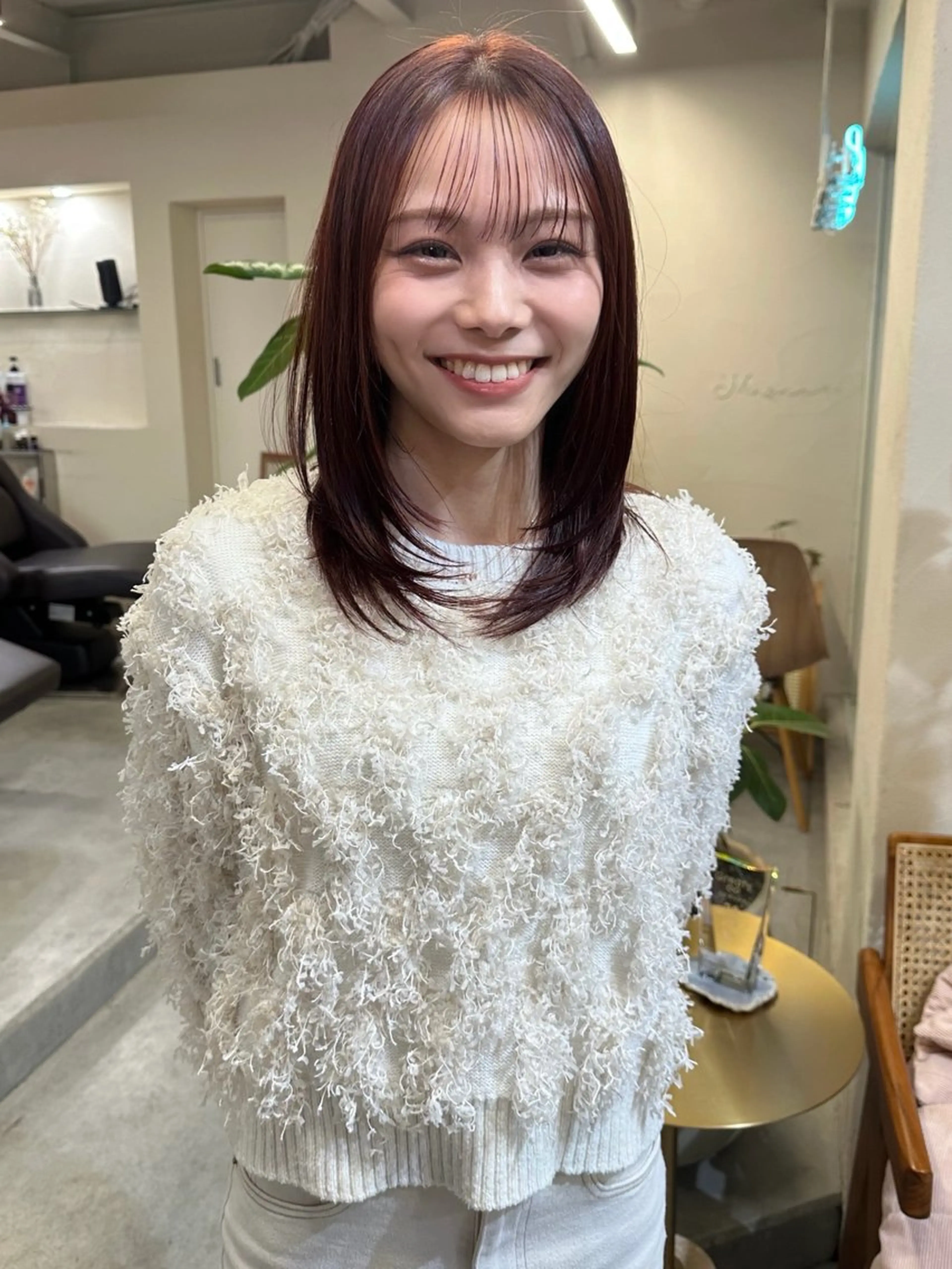 ミディアム カラー カット ヘアカラー トリートメント ❄️中川 慎之介❄️のヘアスタイル