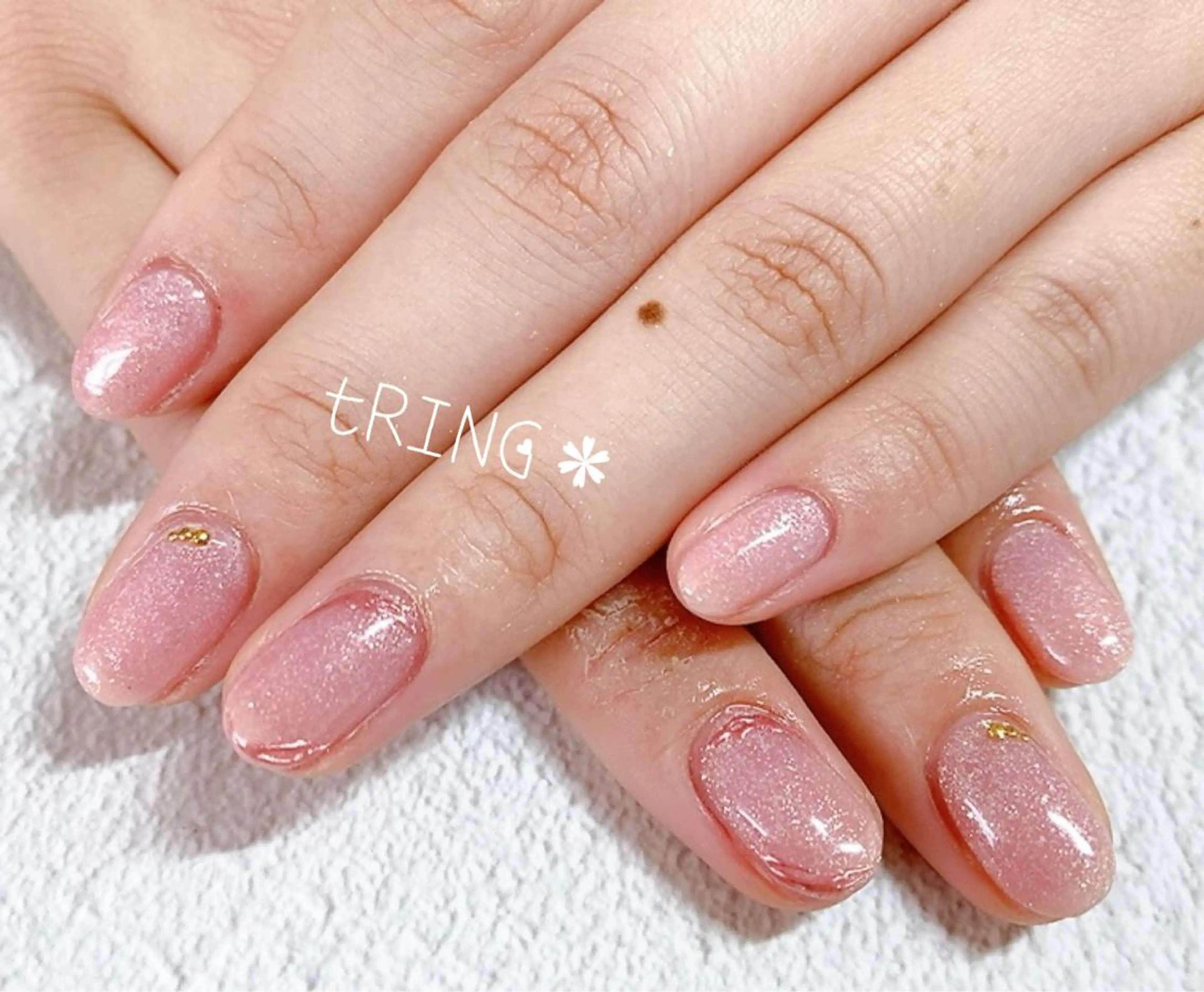 ネイル ハンドネイル tRING＊ しいの木台のネイルデザイン