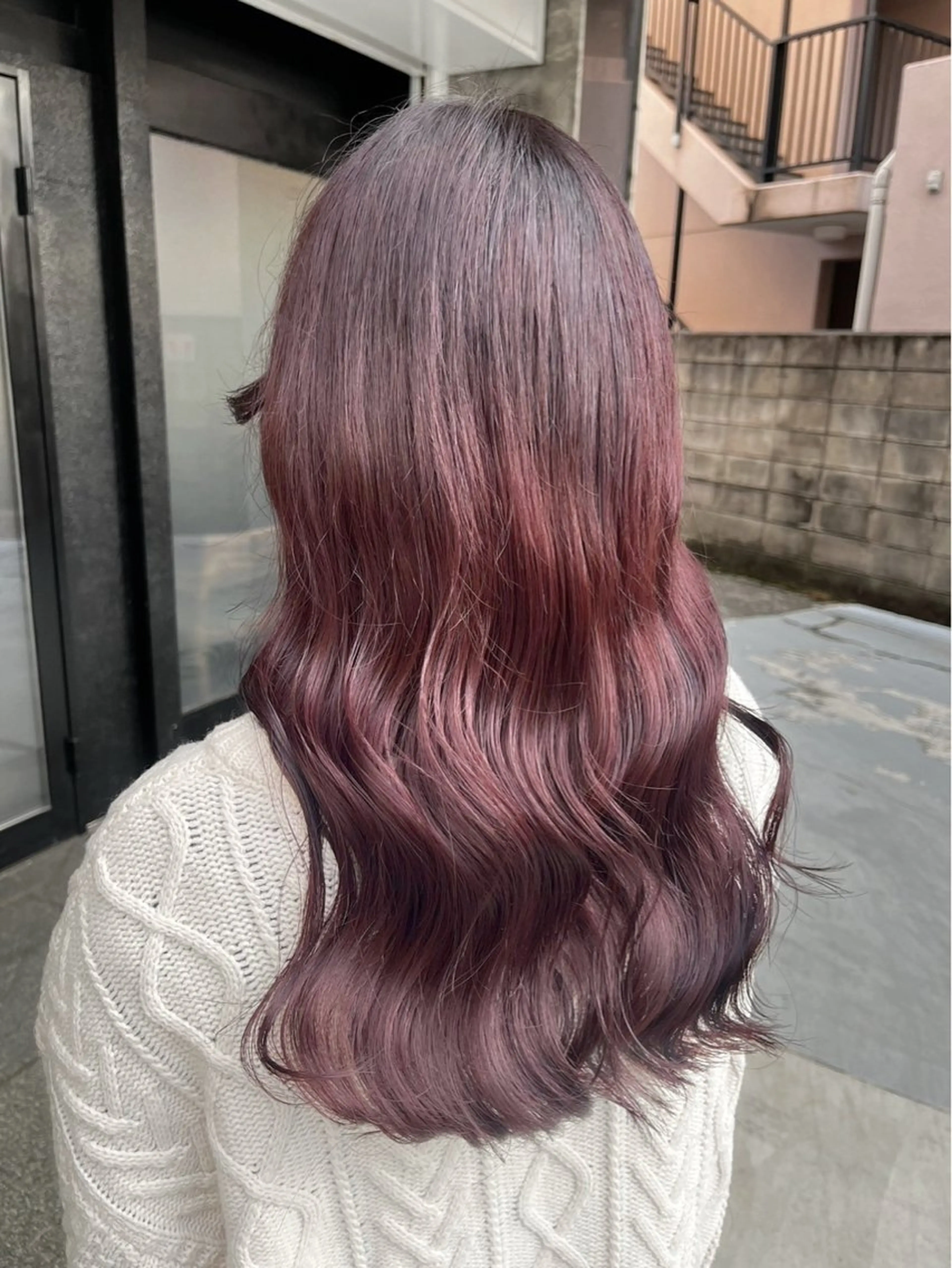 ロング ヘアカラー ハイトーン/韓国風/ 艶髪/吉祥寺のヘアスタイル