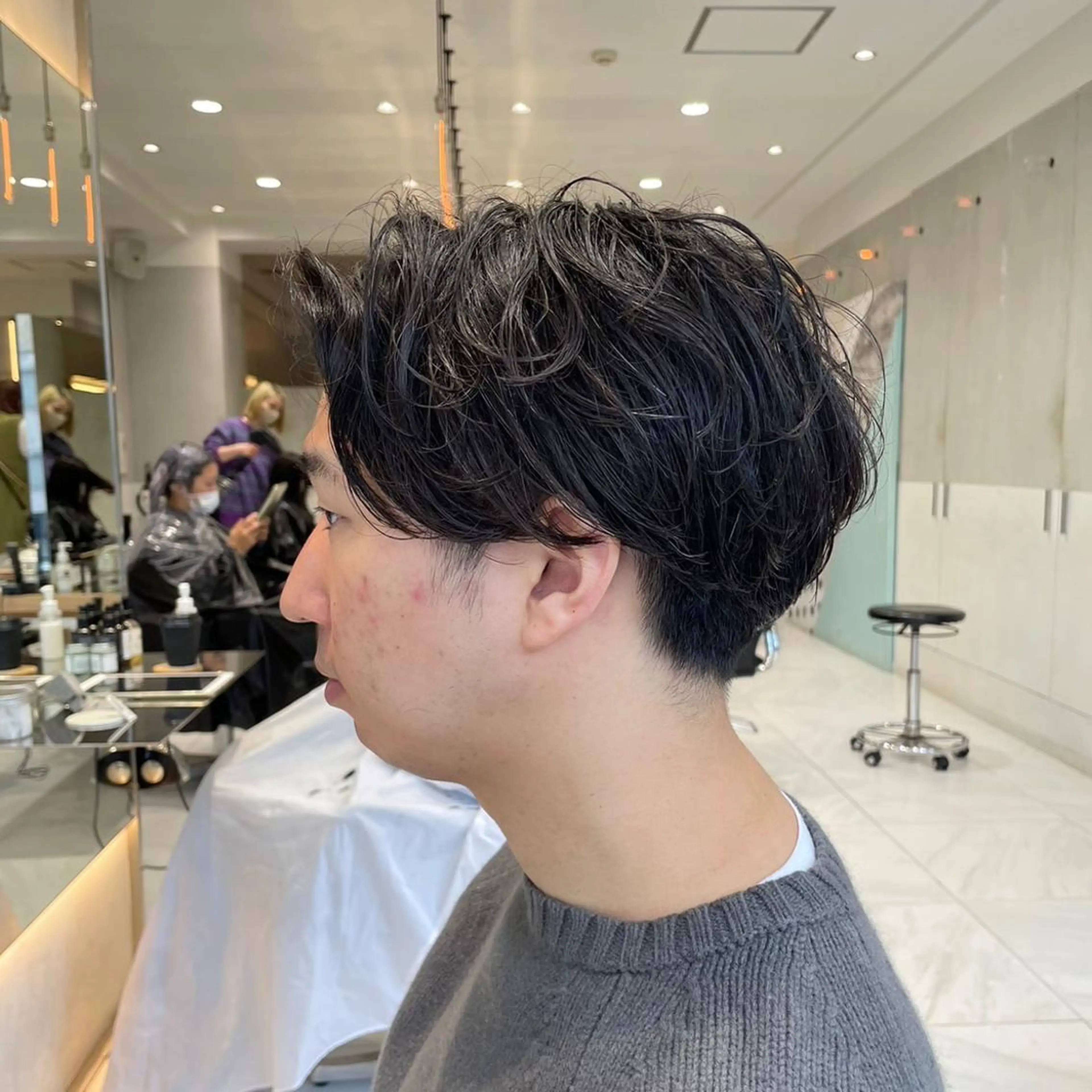 パーマ メンズ 艶感/ナチュラル 🌿マアヤのヘアスタイル