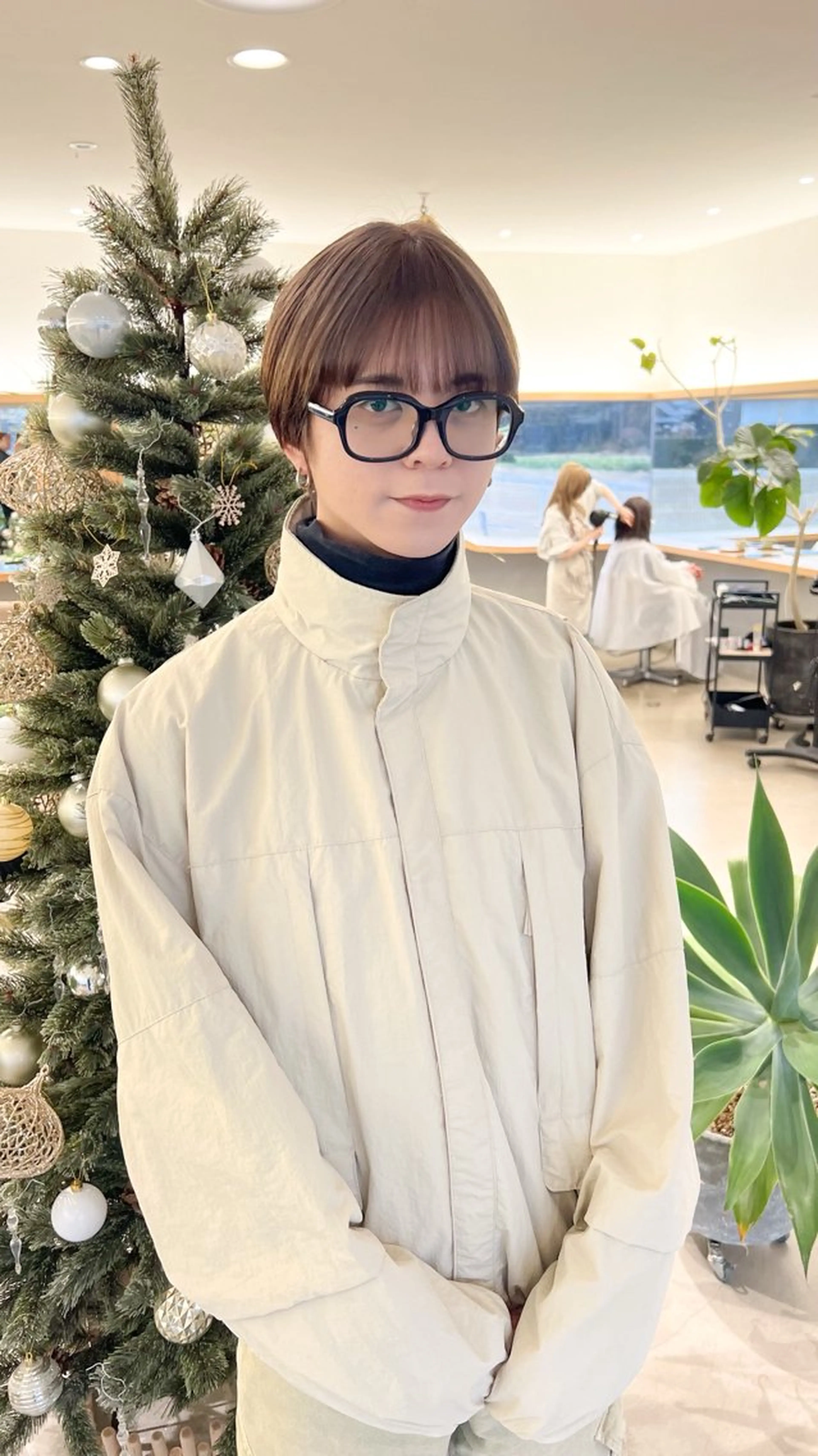 ショート カット ヘアカラー トリートメント つくばUtooe's 副店長　寺沢颯のヘアスタイル