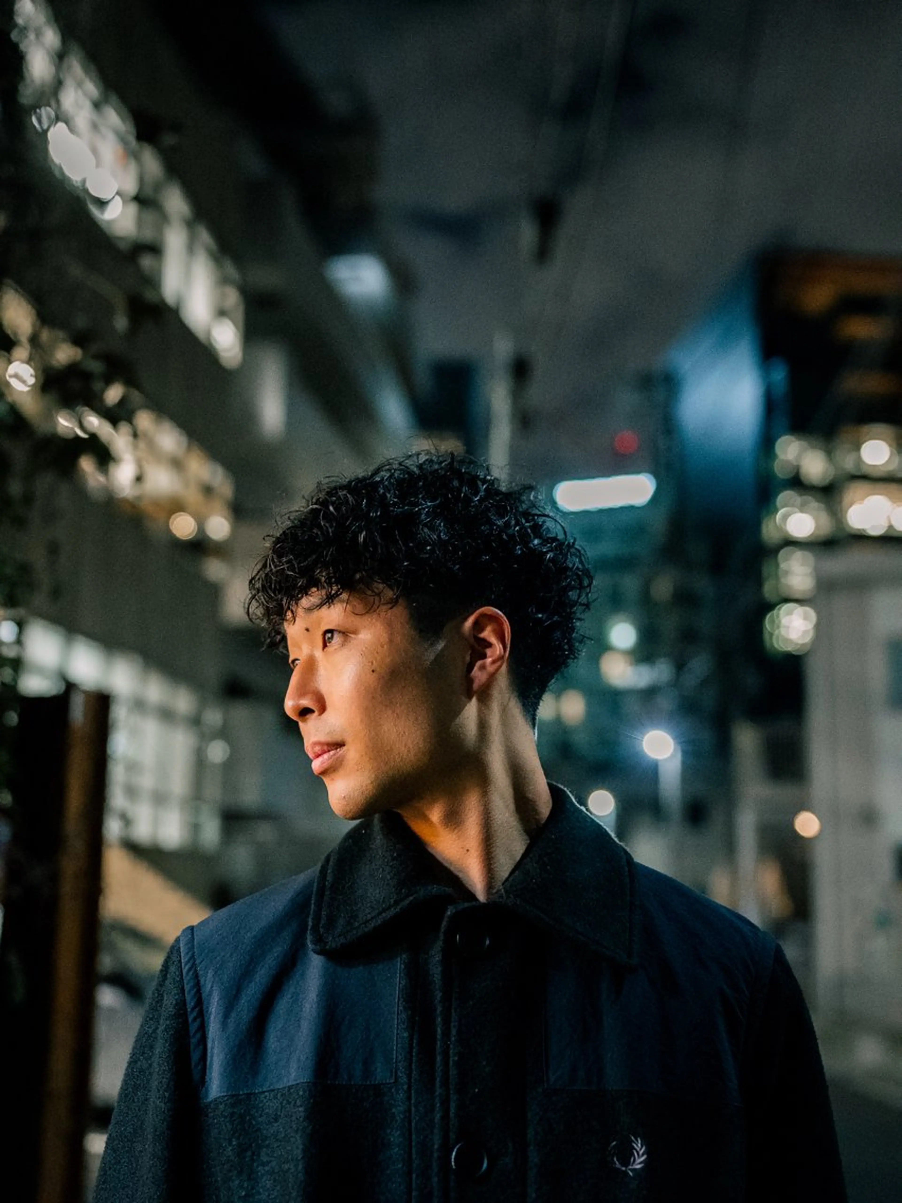 ショート カラー パーマ メンズ カット パーマ 🔗メンズサロン🔗 Kieのヘアスタイル