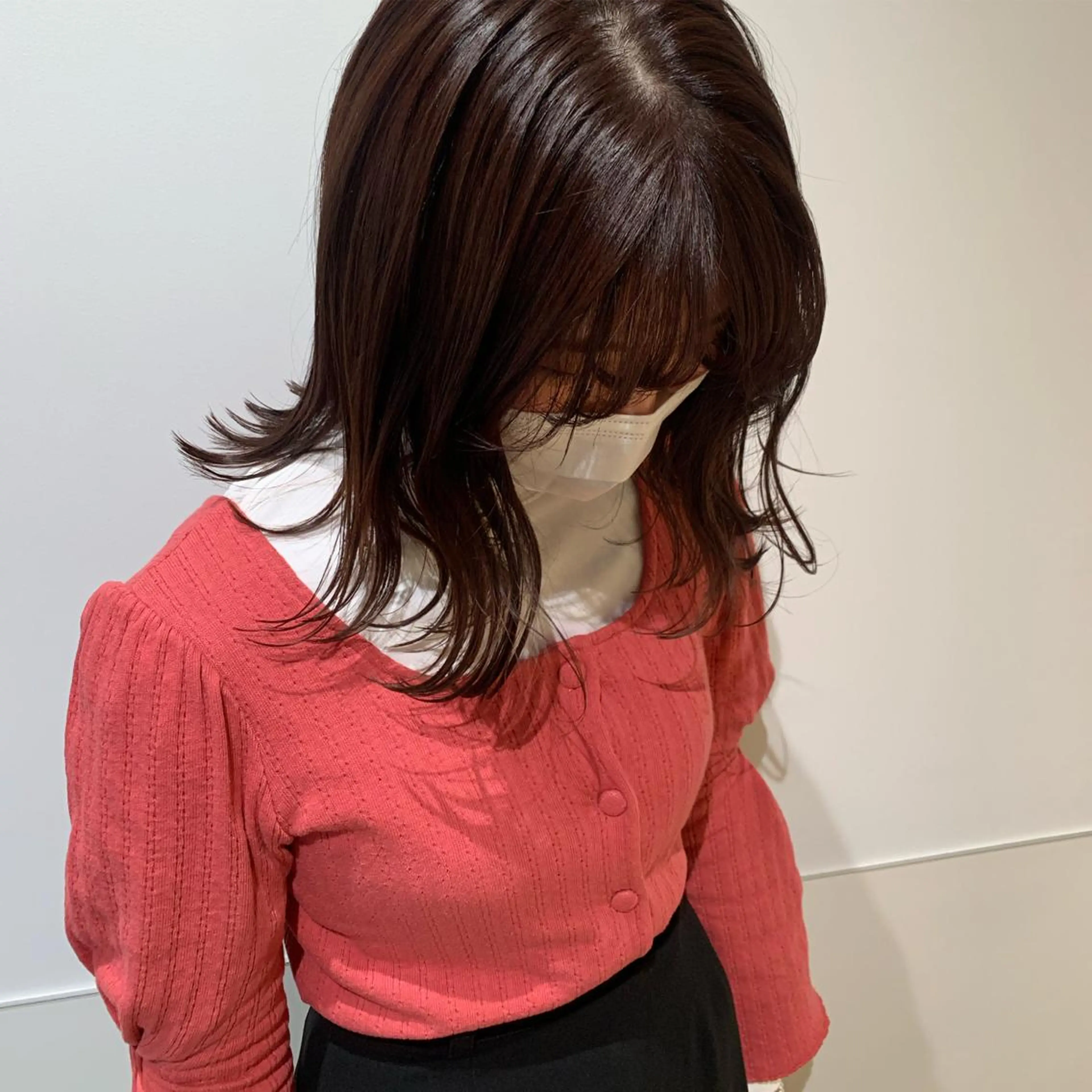 ミディアム カラー ブラウンカラー ラベンダーカラー カット ヘアカラー トリートメント Sill所属・片岡 由依のヘアスタイル