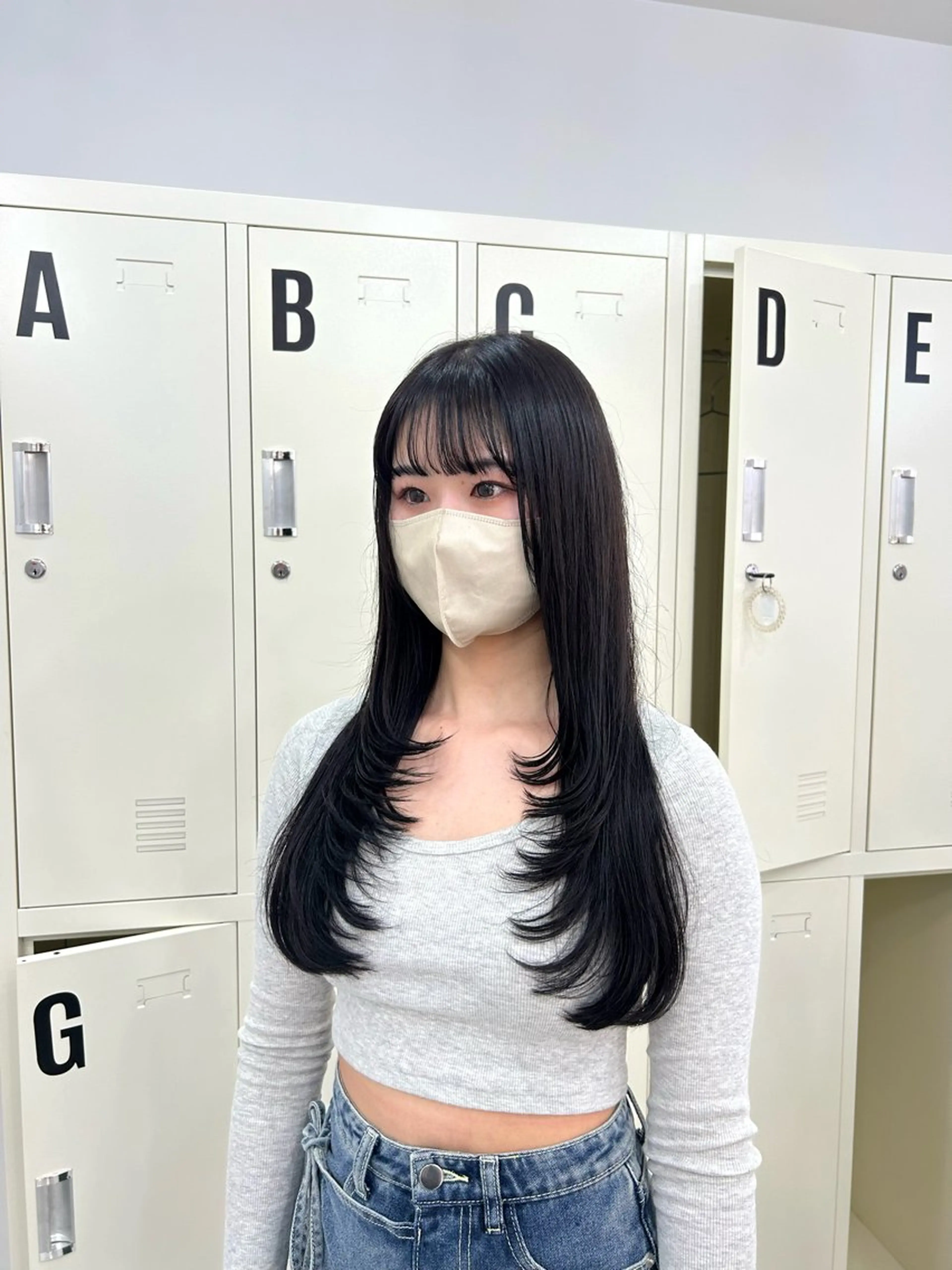 ロング カラー 天王寺 hinataのヘアスタイル