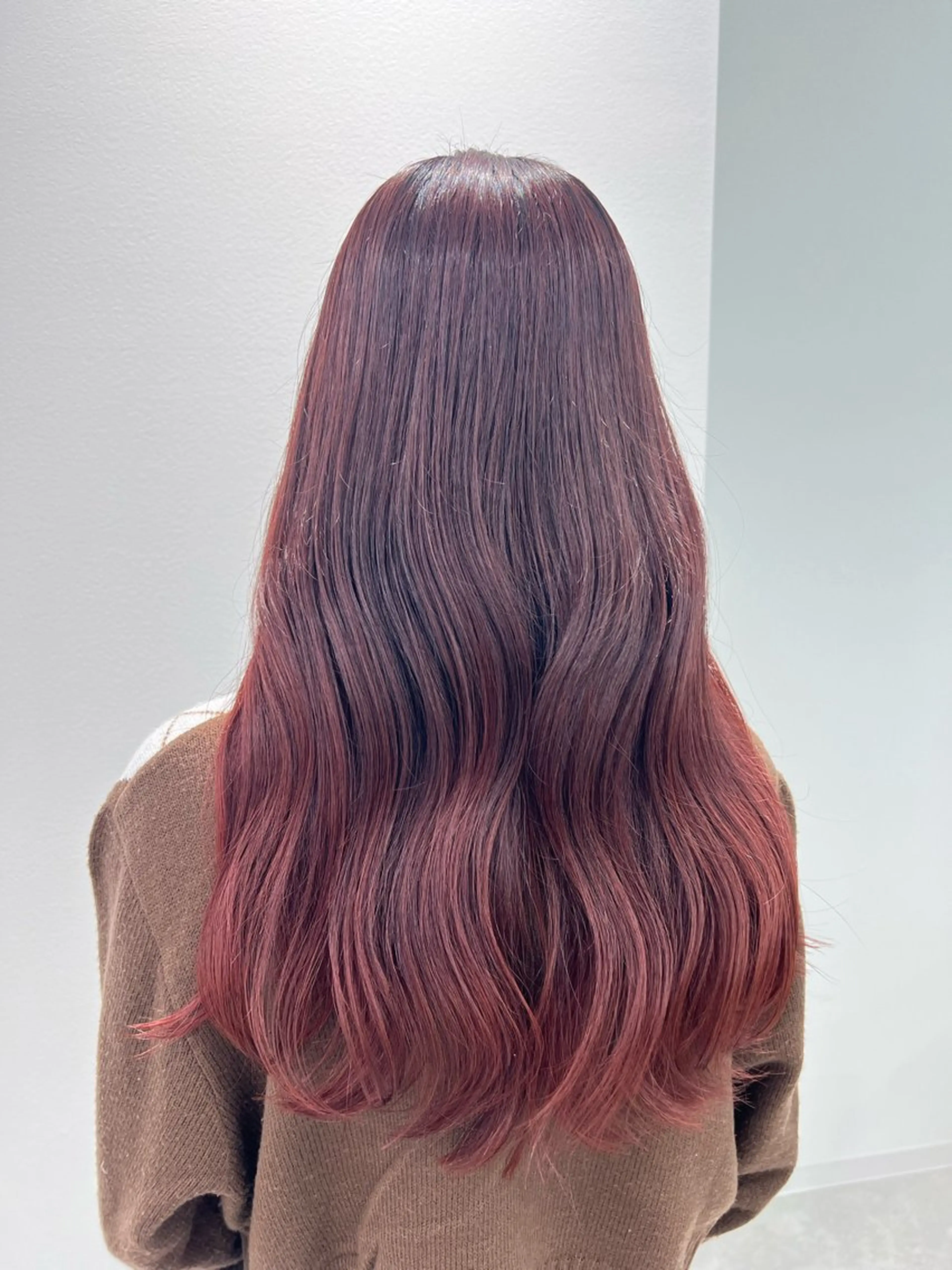 ロング ヘアカラー トリートメント Wカラー/暖色/べ ージュりく©︎🐝のヘアスタイル