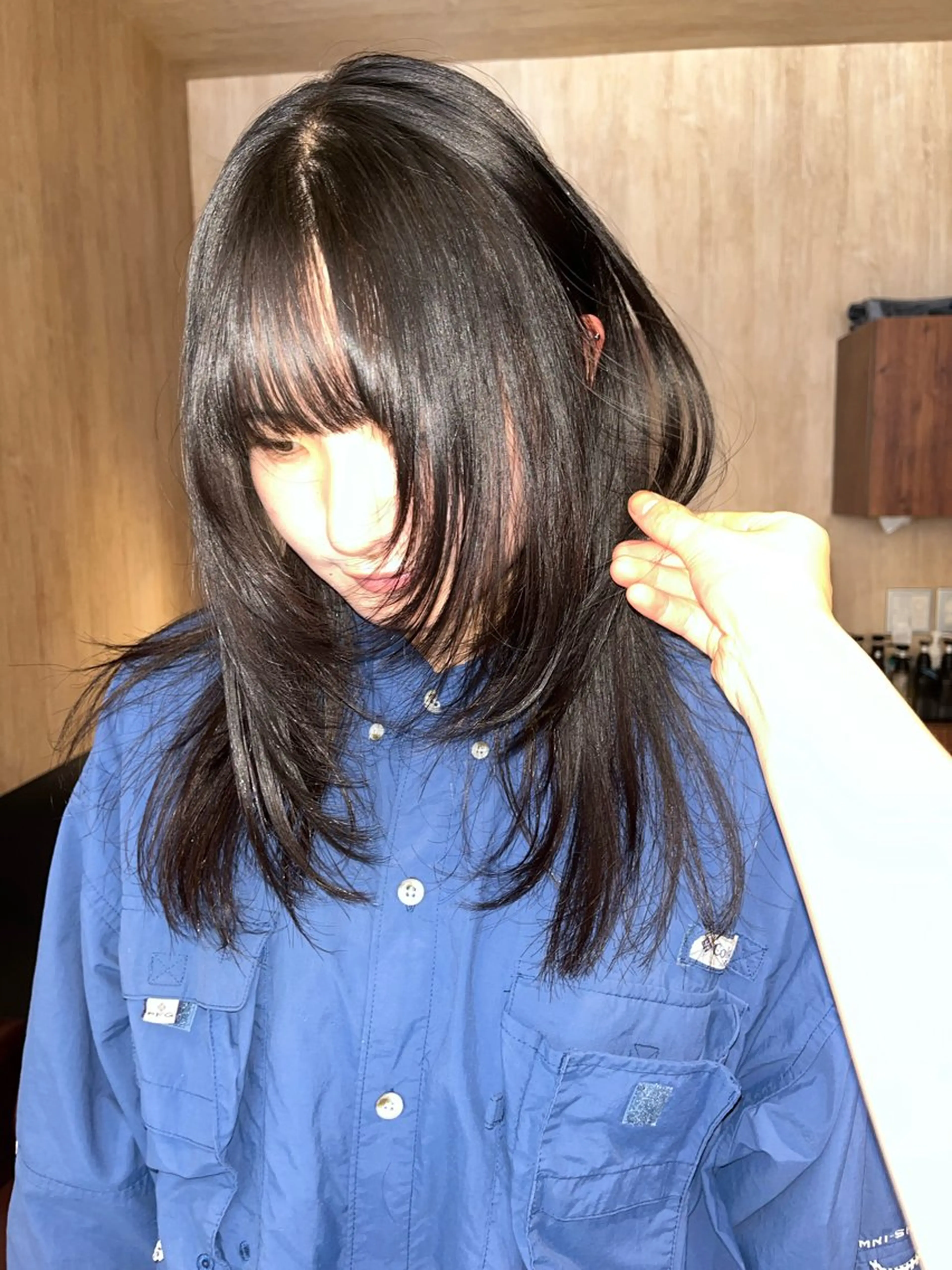 ミディアム カラー 産休中です 艶カラー♡オカのヘアスタイル