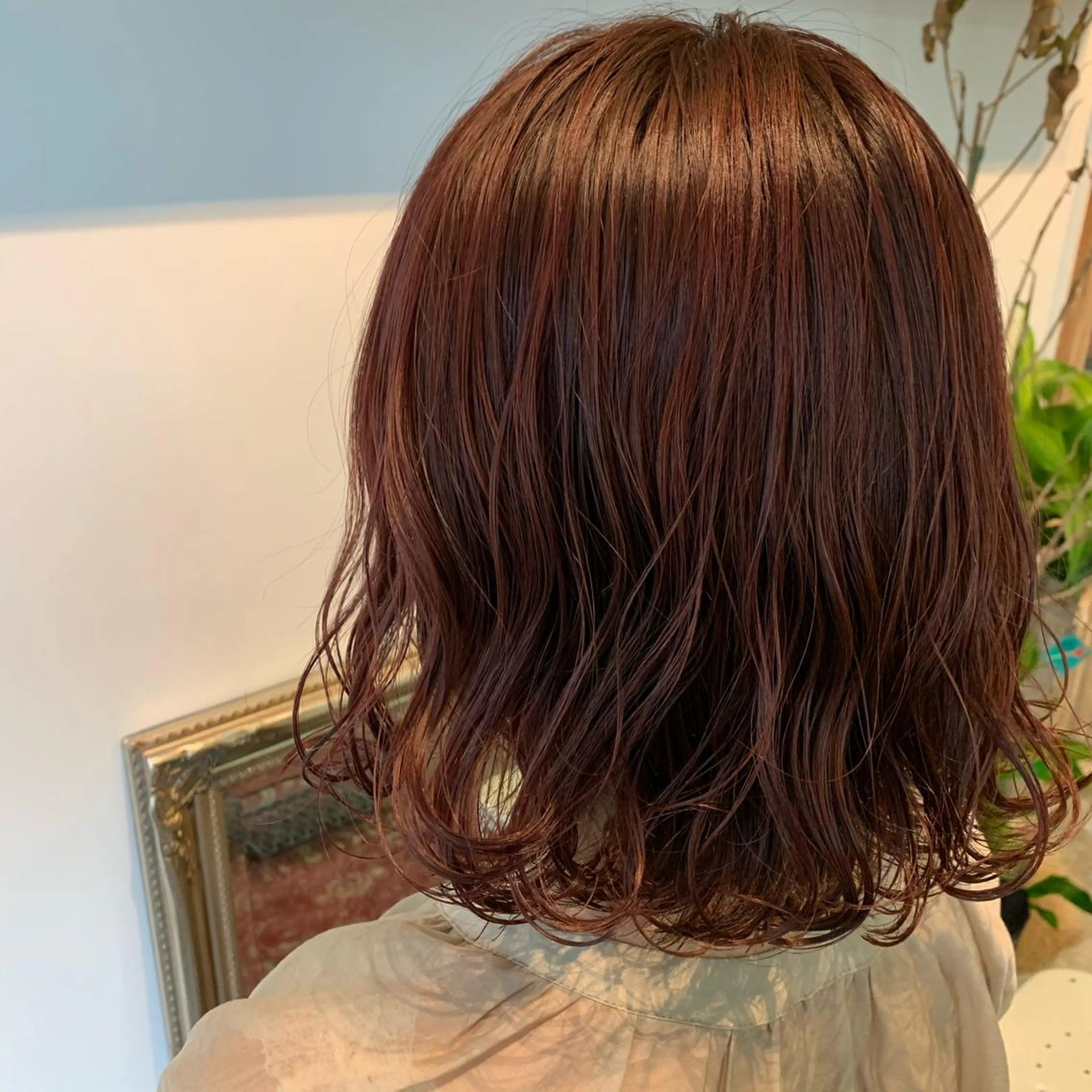 ミディアム カラー ヘアアレンジ カット ヘアカラー トリートメント 山崎 澪 レイヤーカット/大宮のヘアスタイル