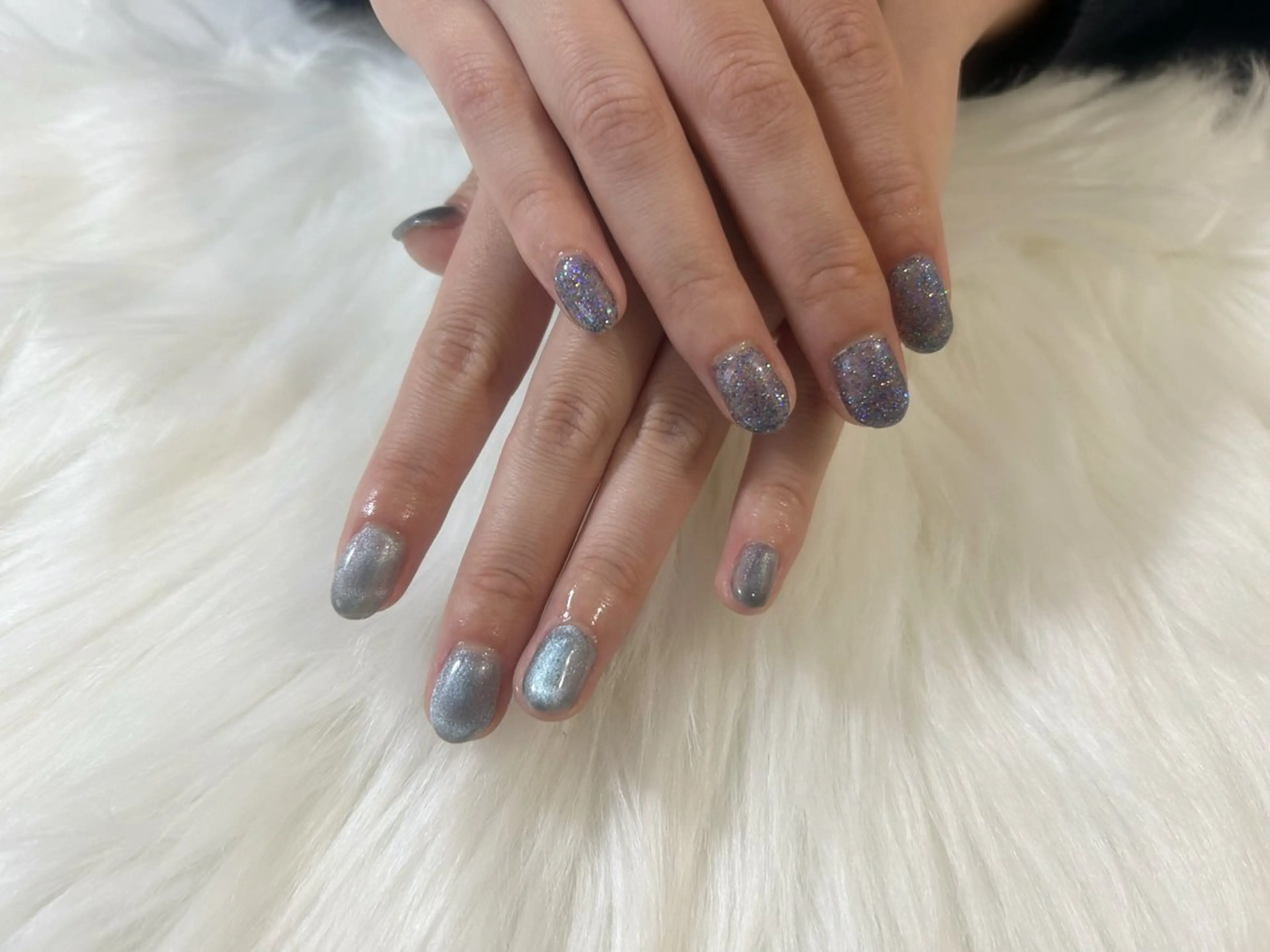 ネイル ラメ(グリッター) マグネットネイル Nail♡ Salon+のネイルデザイン