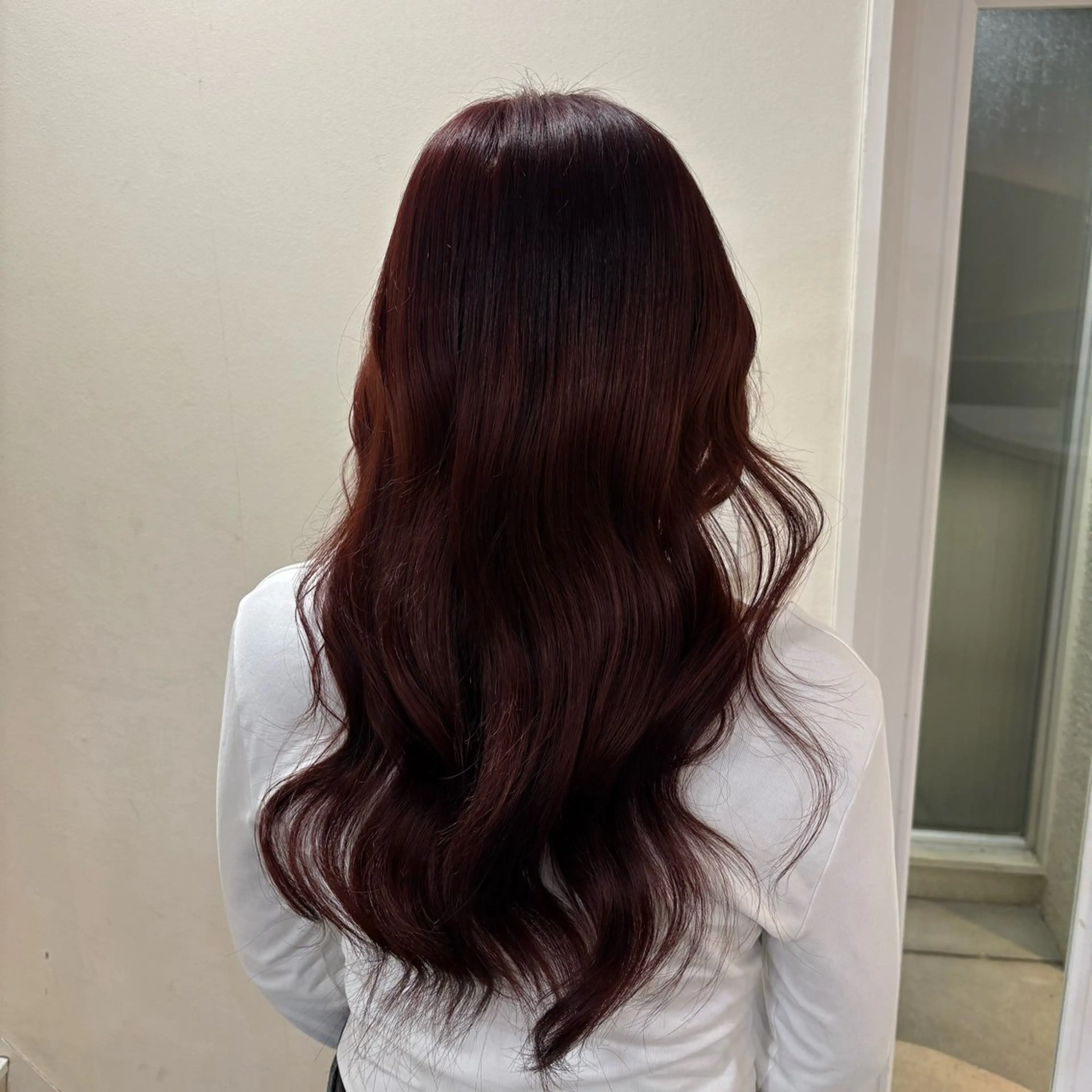 ロング カラー miku🧸 カットモデル/韓国風のヘアスタイル