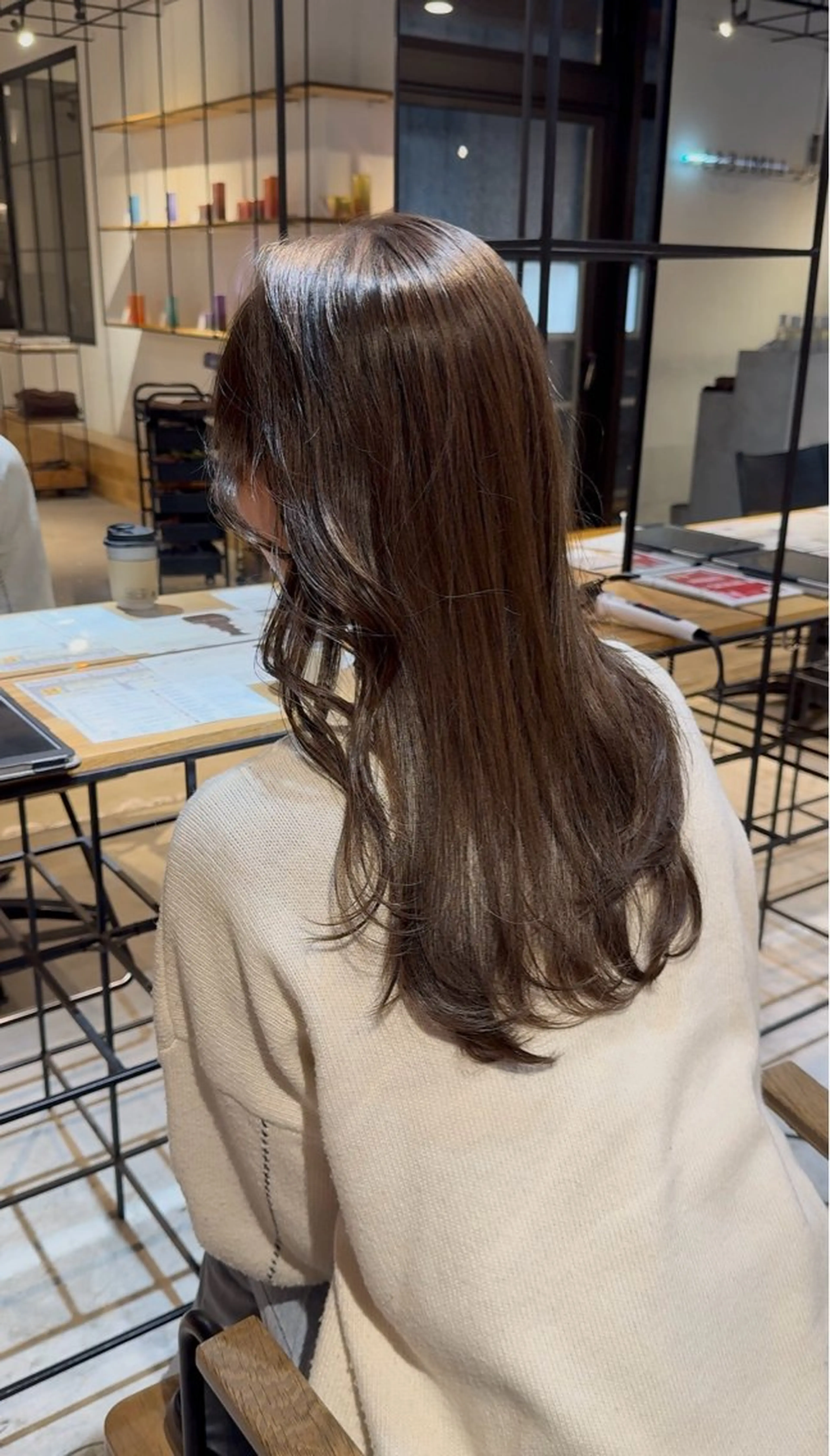 【ご新規様限定価格/人気No.1💫】 カット＋艶カラー＋オージュアトリートメント 🎀の写真