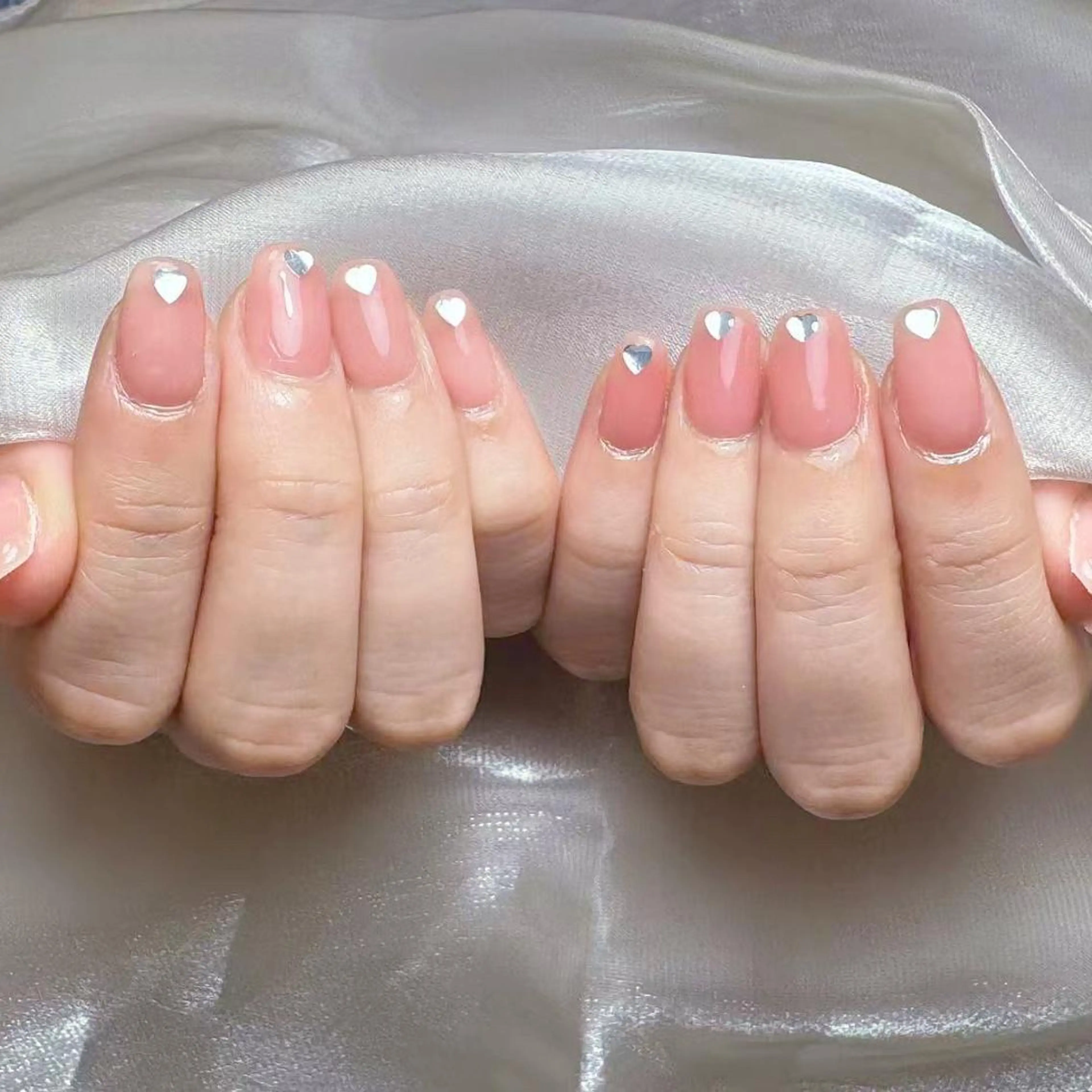 ネイル アートネイル オーロラネイル ガーリー キラキラネイル 韓国ネイル ハンドネイル Diamond NAIL✨のネイルデザイン