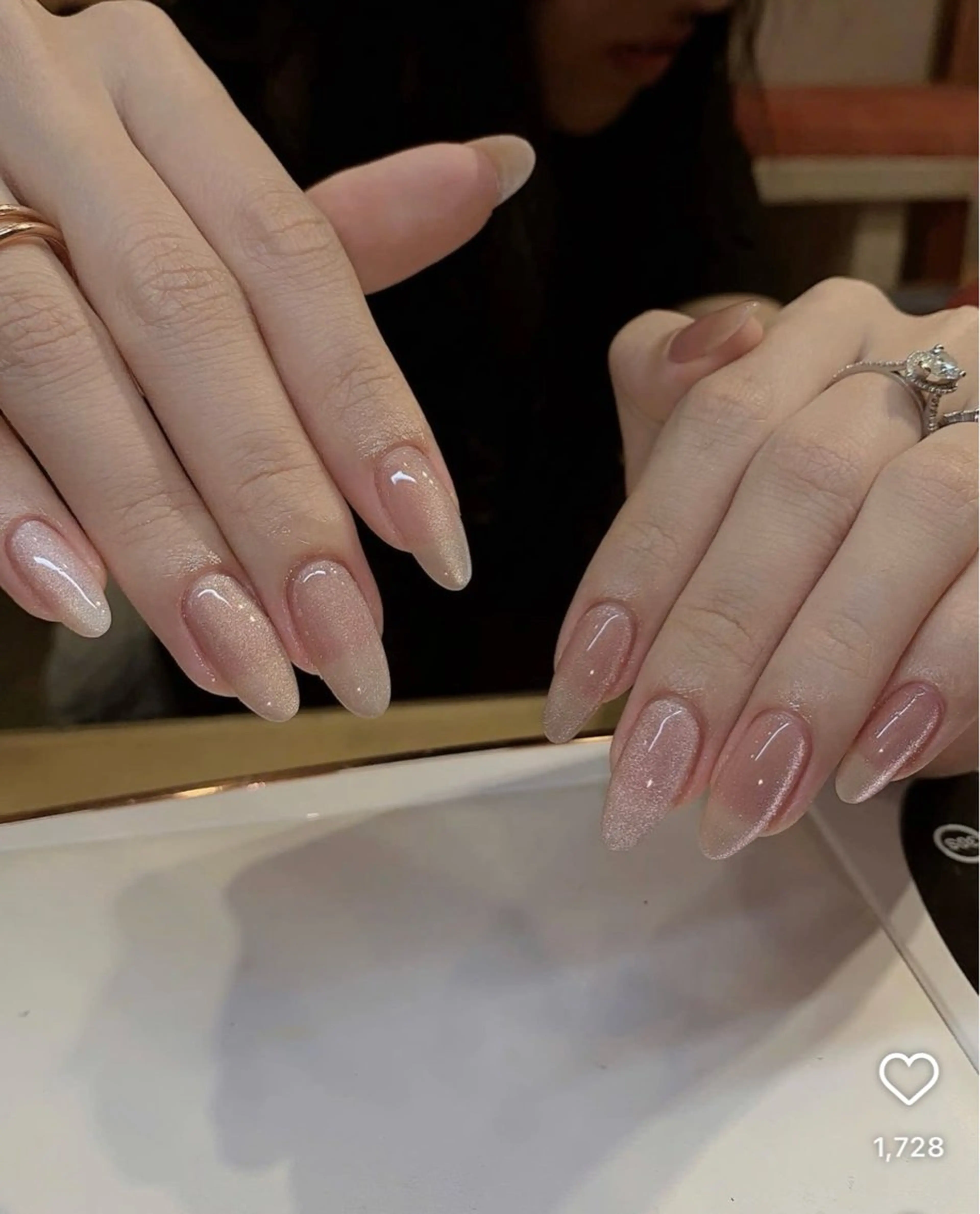 ネイル マグネットネイル ハンドネイル sora ❄️のネイルデザイン