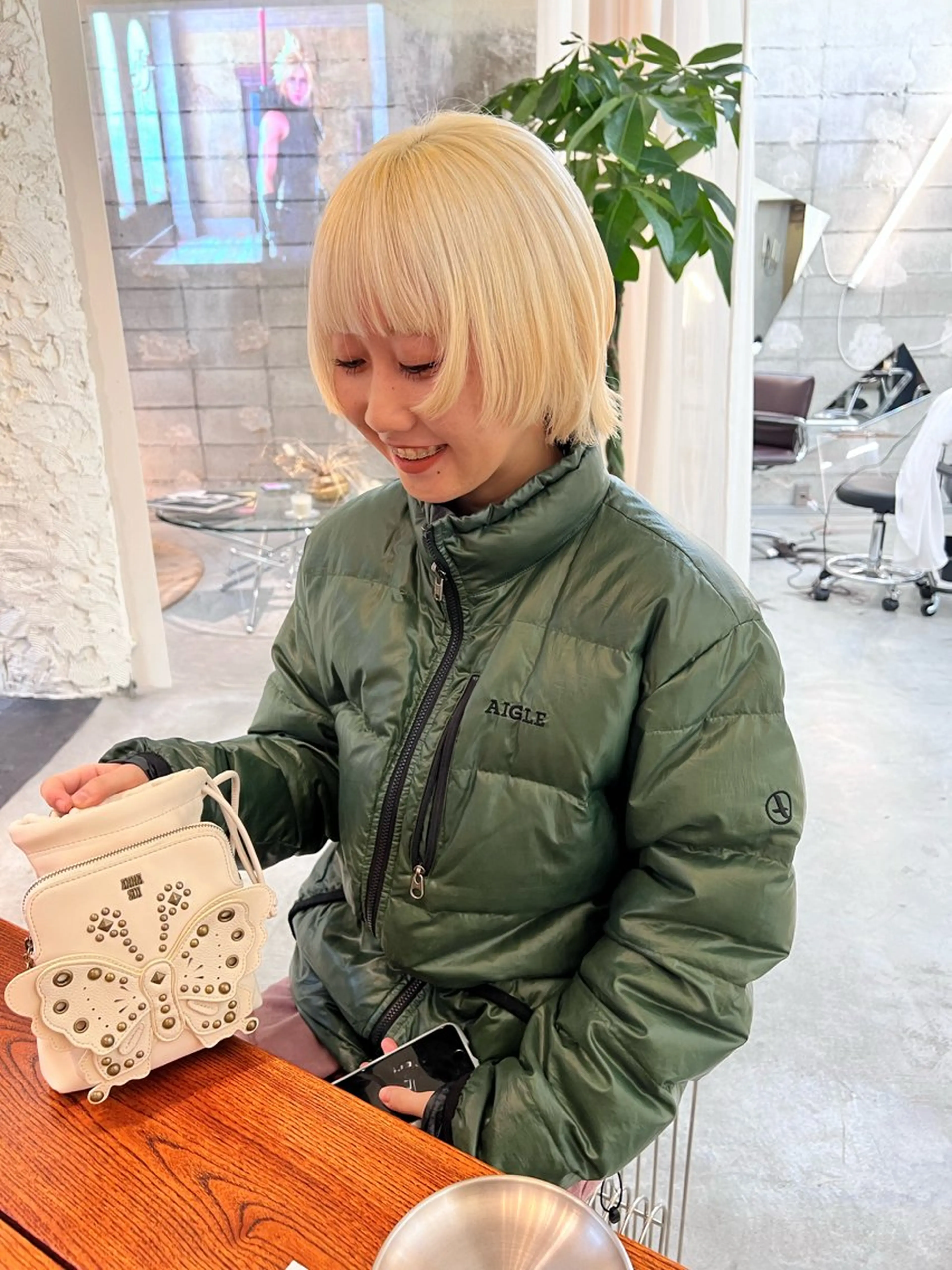 ミディアム カラー ヘアカラー haco＋所属・圧倒的デザイン力 店長🎨RENAのヘアスタイル