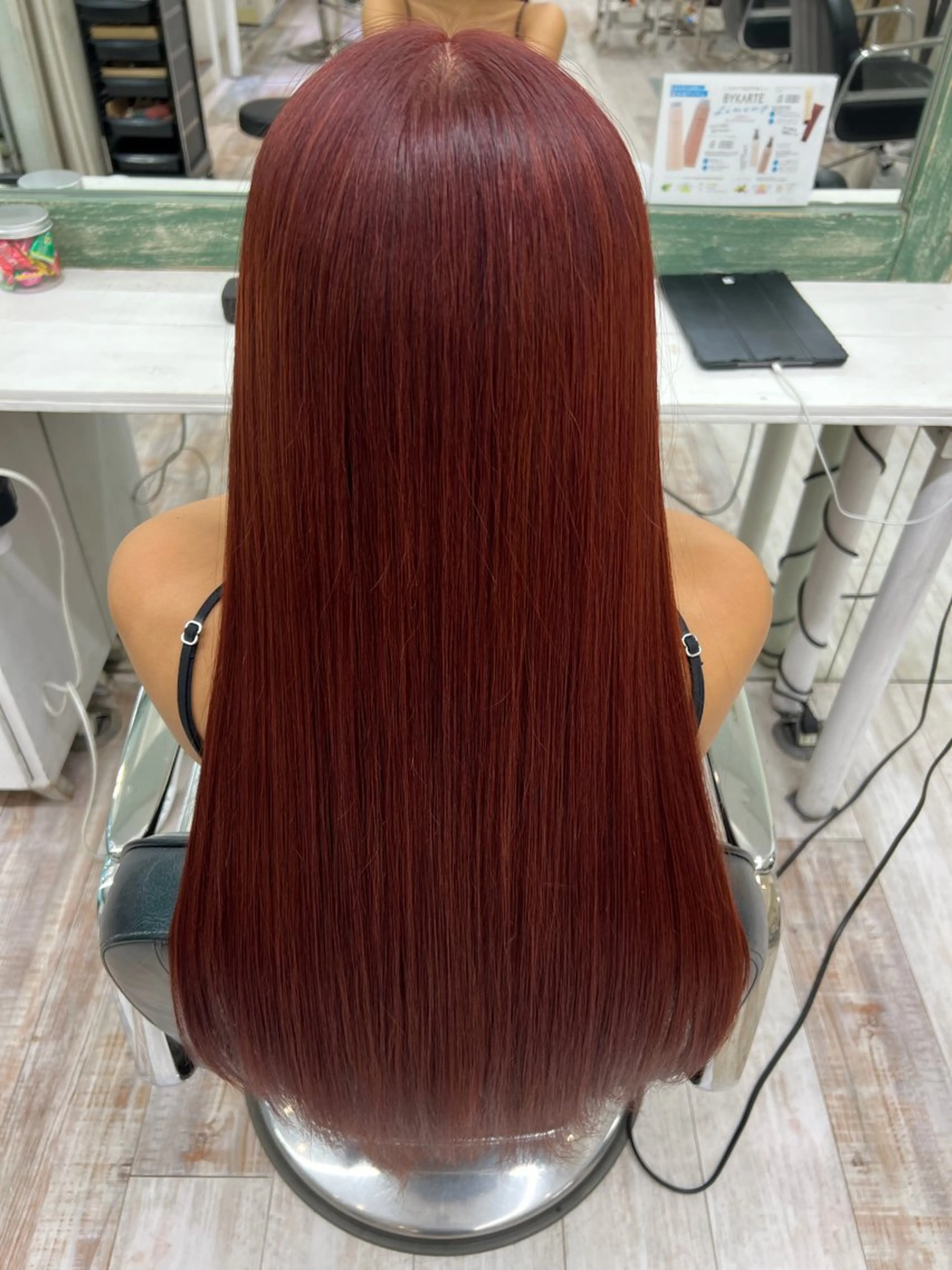 ロング カラー ブリーチ 透明感カラー ブリーチなしカラー ヘアカラー 縮毛矯正×艶髪🎀 /  ionのヘアスタイル