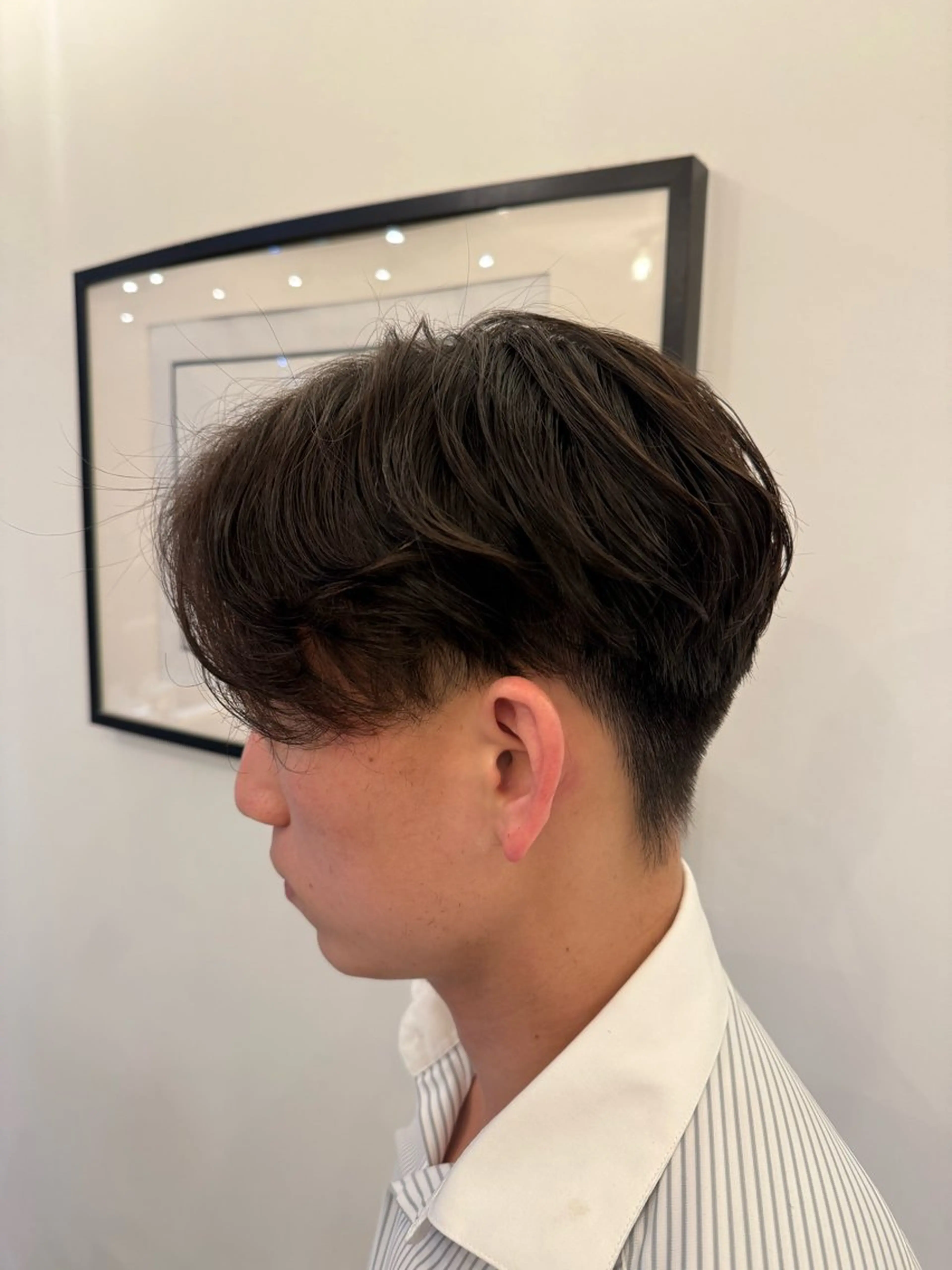 パーマ メンズ 髪質改善＆トリートメント over hair所沢店所属・韓国風/レイヤー/ 𝑵𝒂𝒏𝒂🩶のヘアスタイル