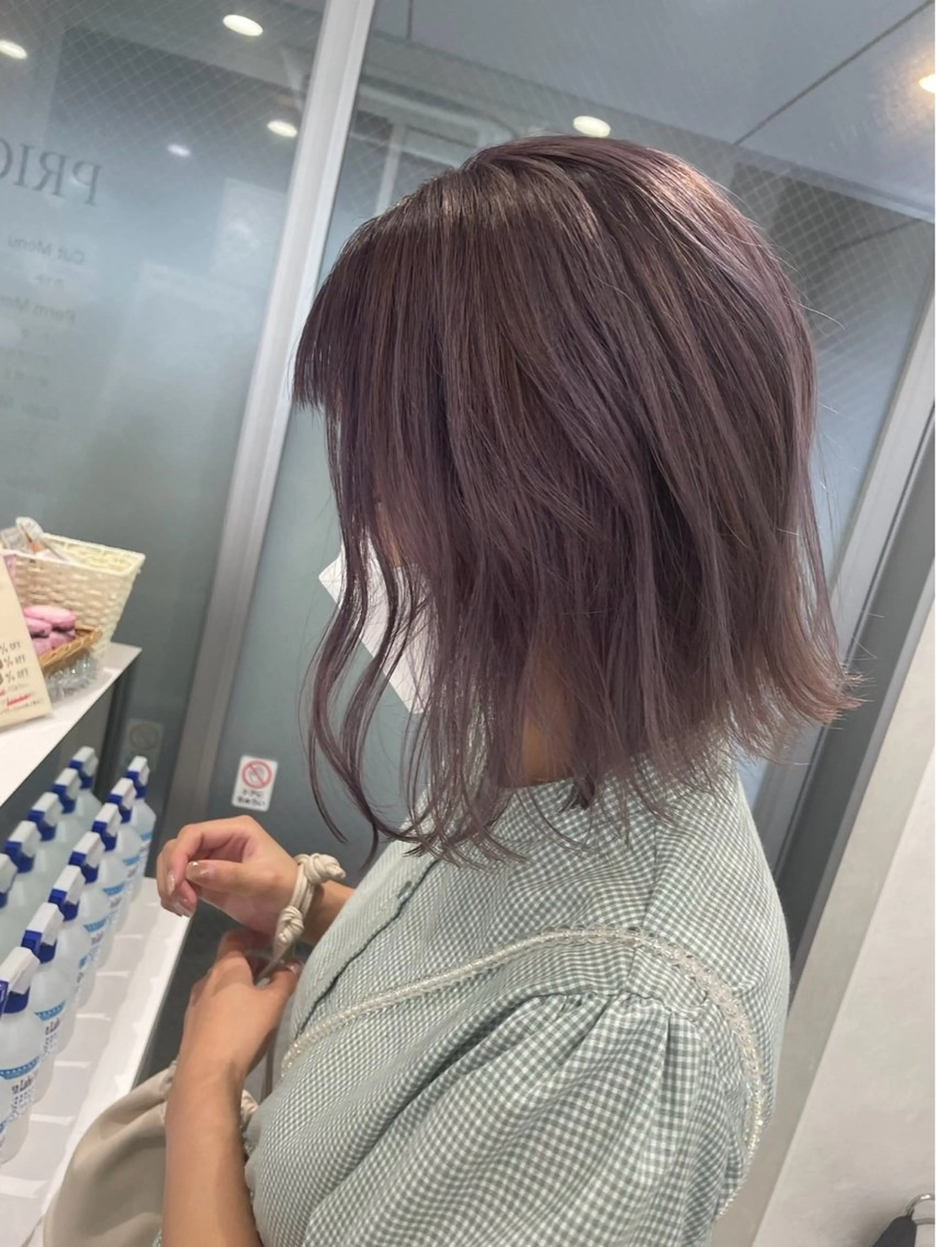 ミディアム カラー ブリーチカラー/ 透明感/aika¨̮のヘアスタイル