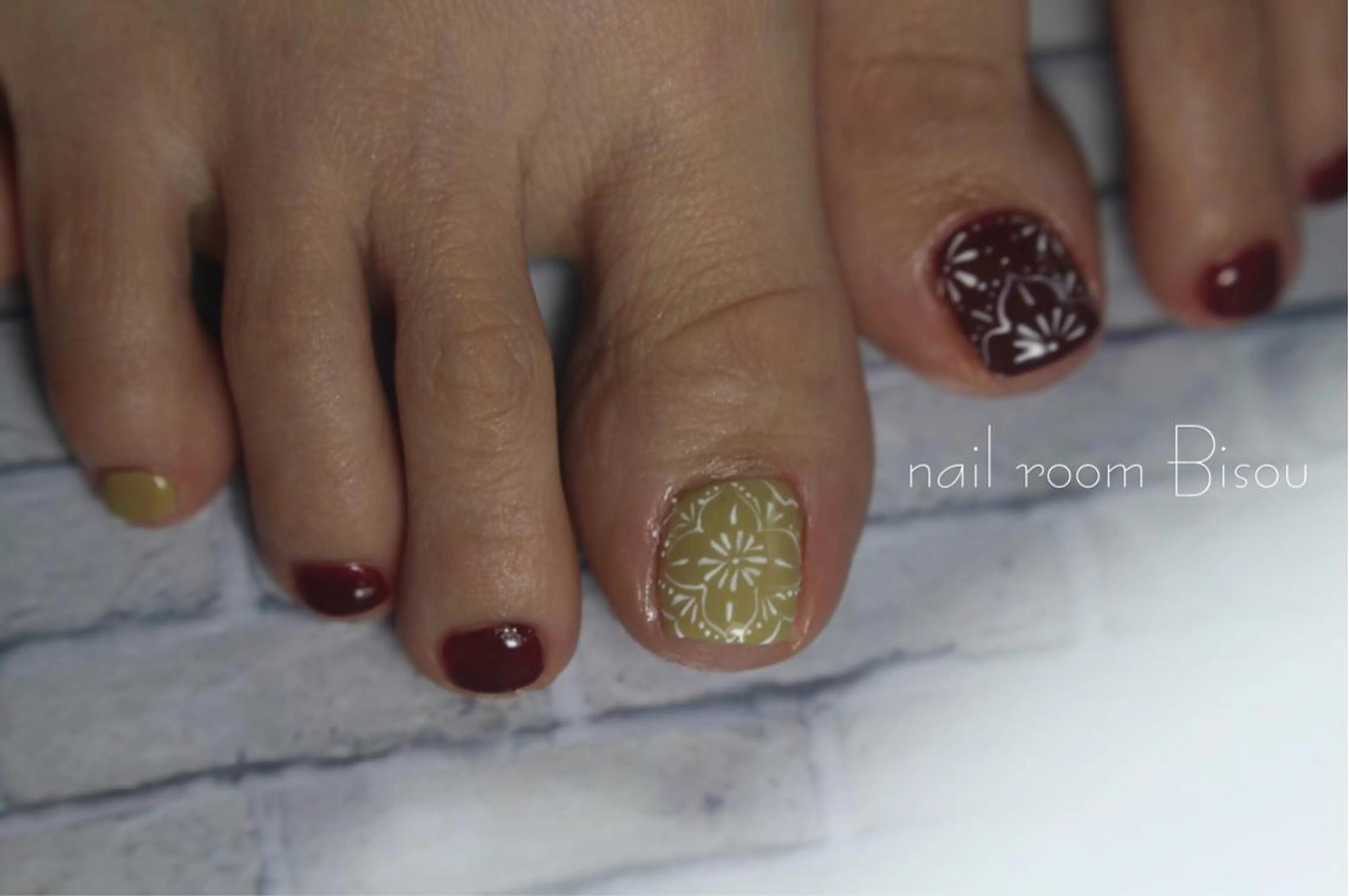 ネイル アートネイル フットネイル フットネイル Negishi Akiのネイルデザイン
