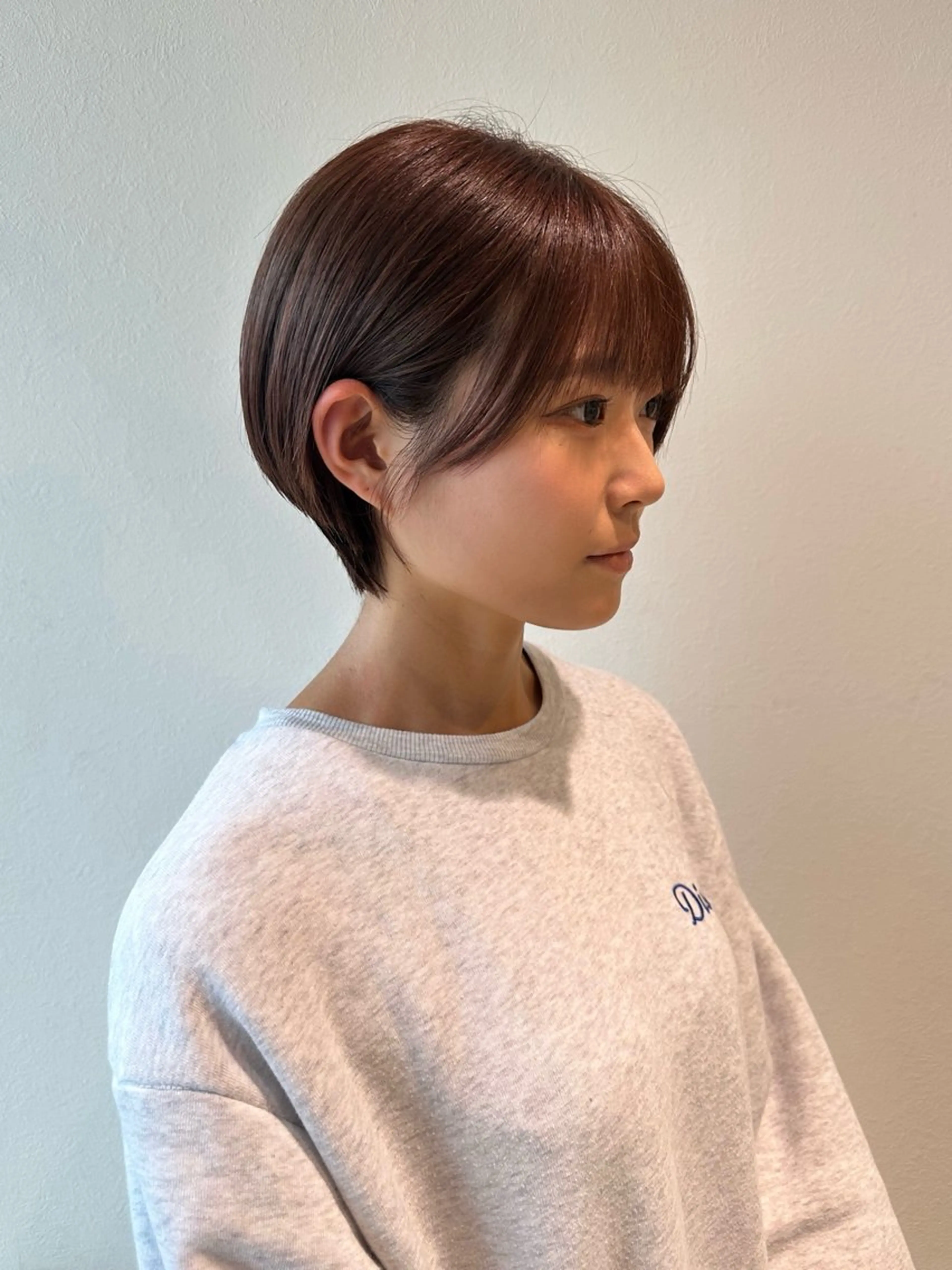 ショート ショートヘア カット ヘアカラー トリートメント 間水 和樹のヘアスタイル