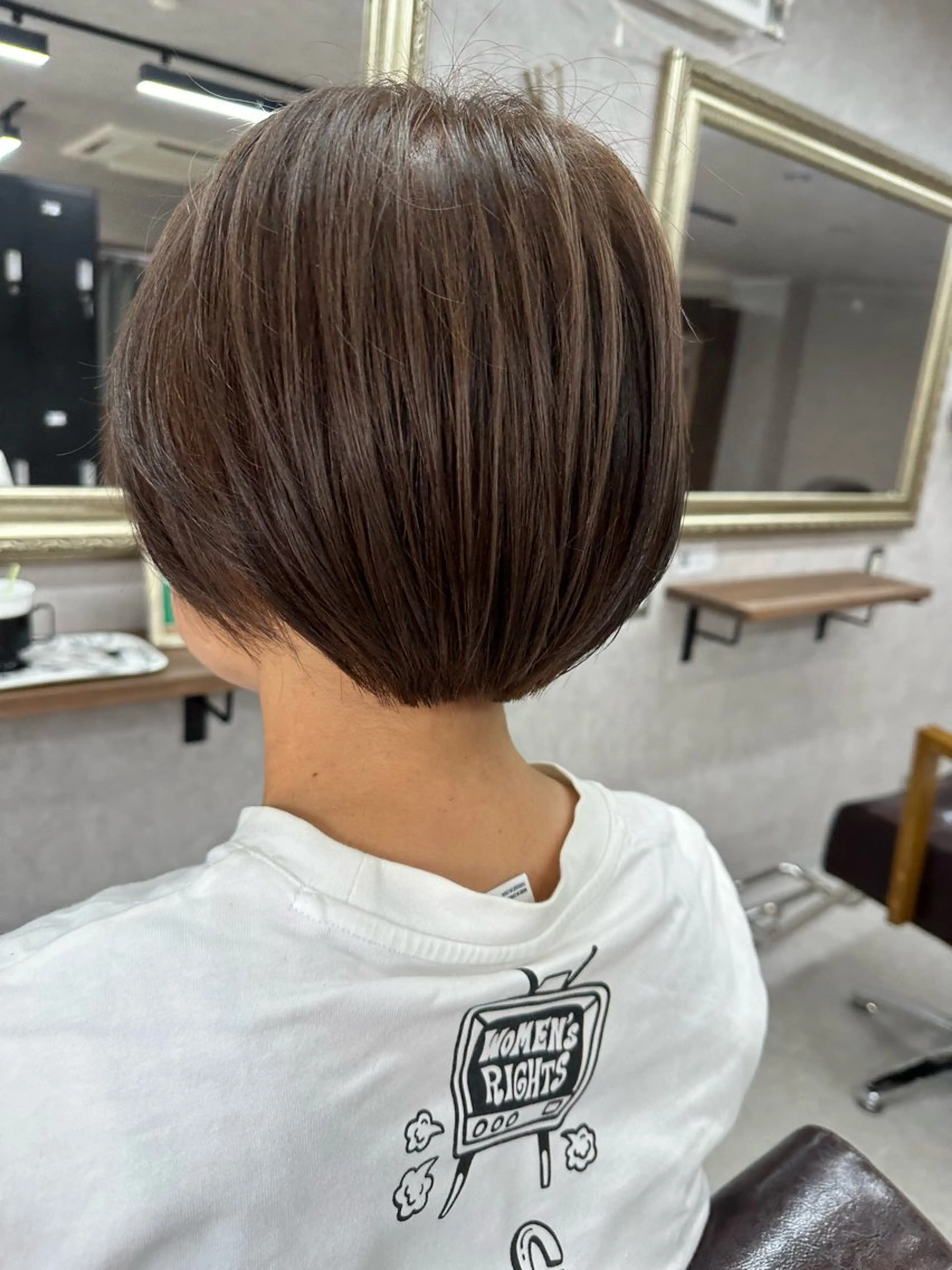 ショート カラー カット ヘアカラー トリートメント Lien 深井店のヘアスタイル