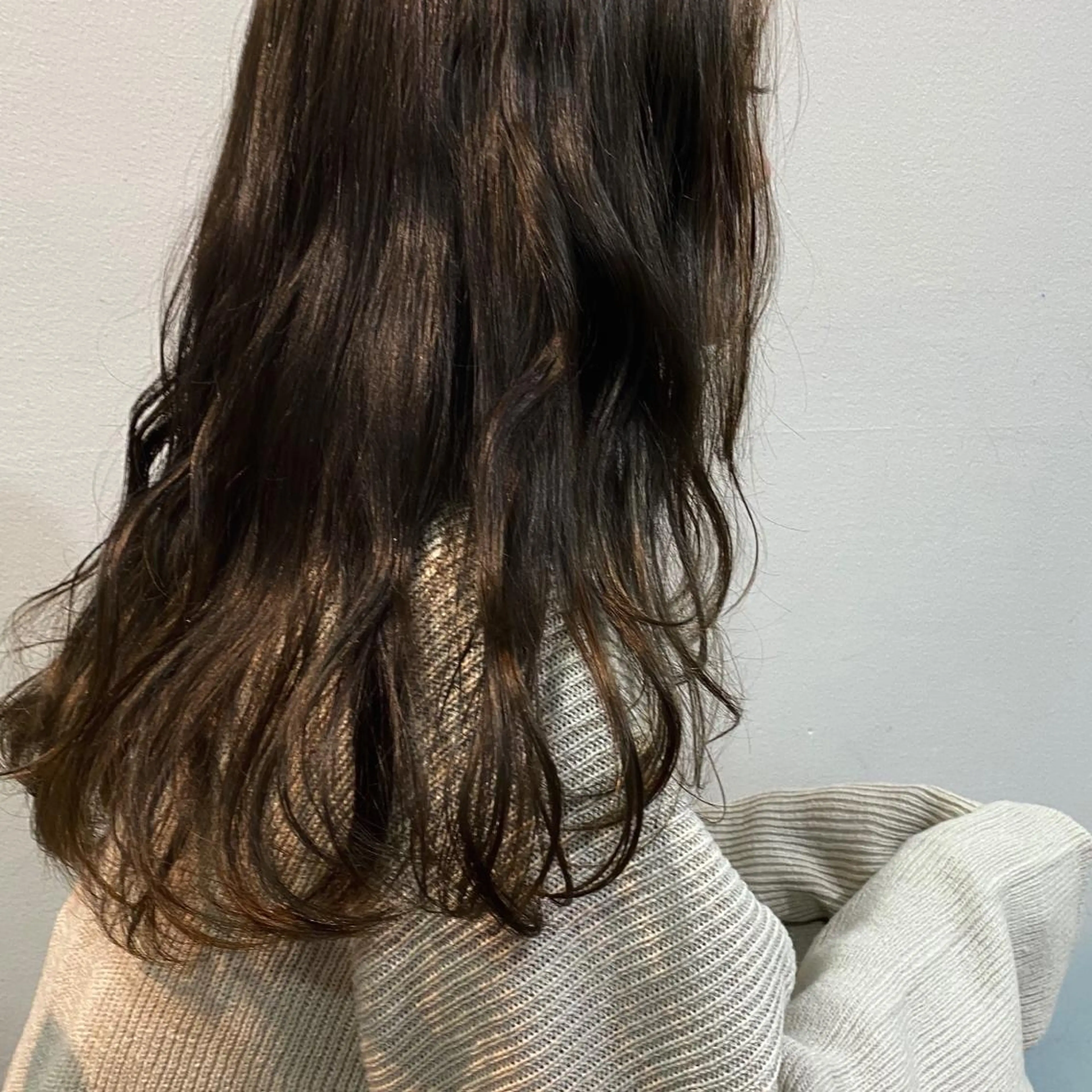 セミロング カラー 当日予約大歓迎💗 依田瑞希のヘアスタイル