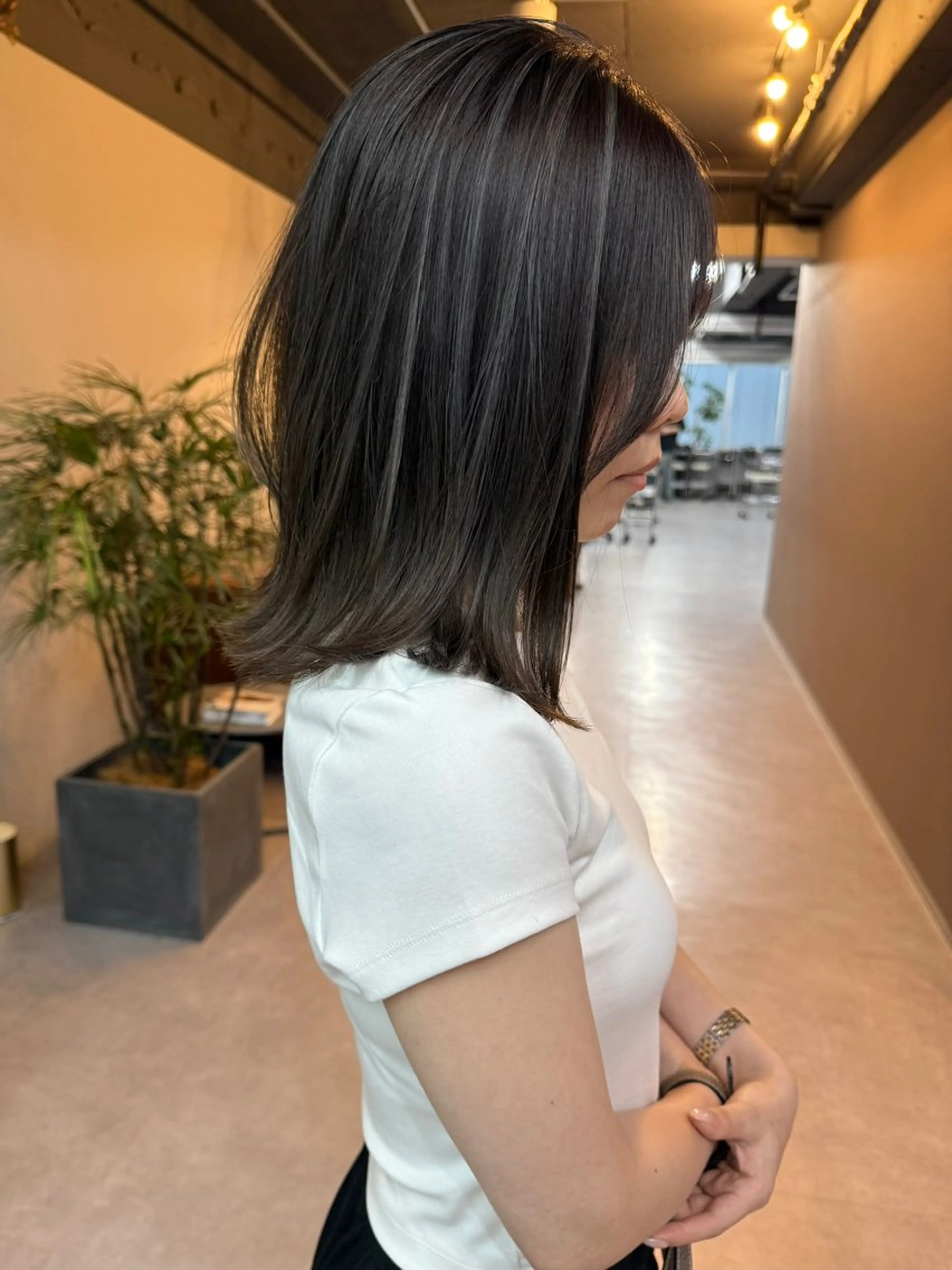 セミロング カット ヘアカラー トリートメント Reb_keiji 👑小倉圭司のヘアスタイル