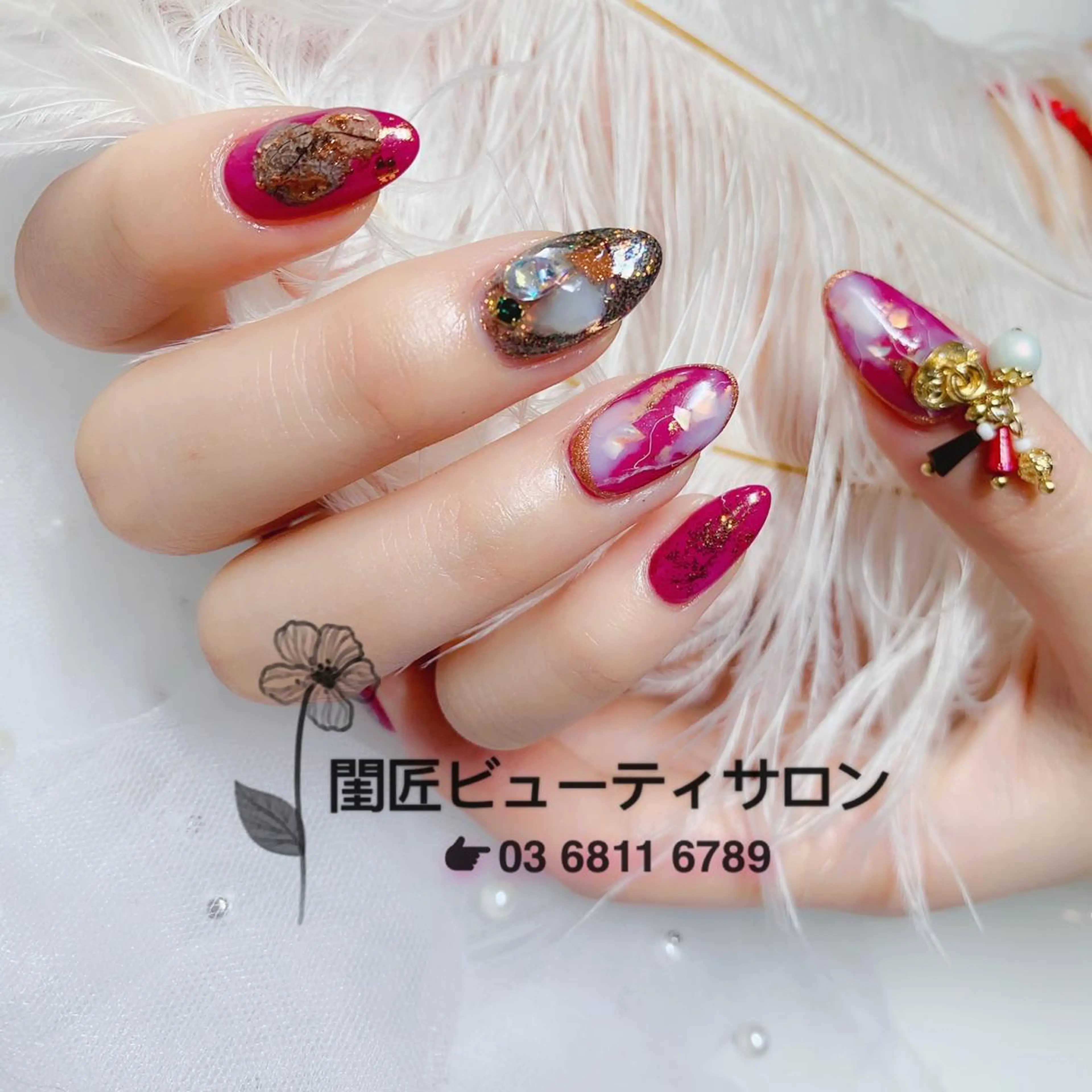 ネイル ハンドネイル 閨匠 上野店のネイルデザイン